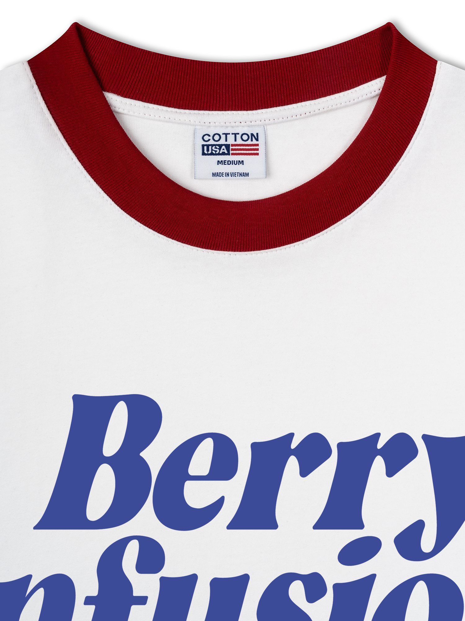 Áo Thun Ringer Relaxed Fit Tropical Berry Infusion