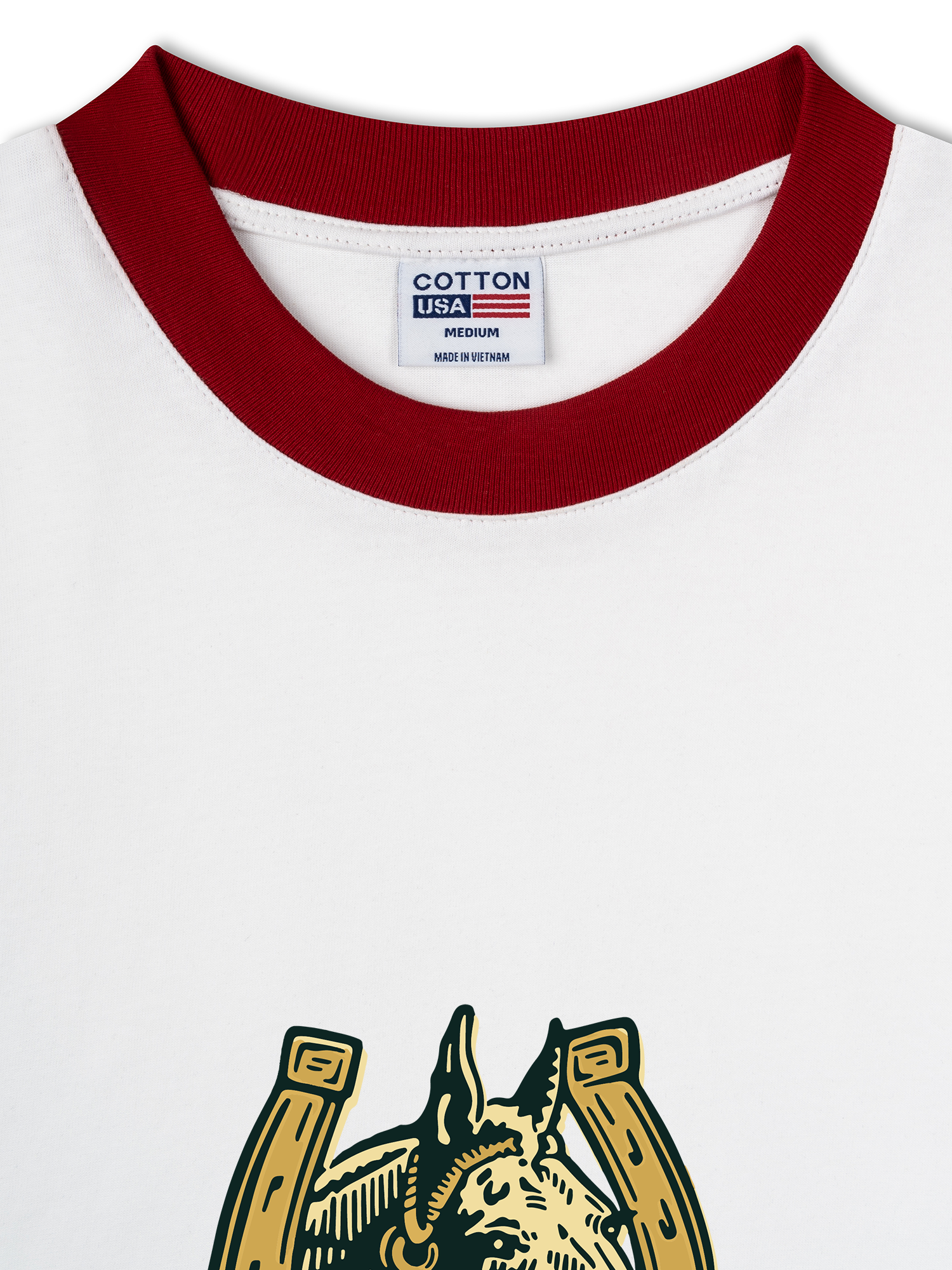 Áo Thun Ringer Relaxed Fit Marlboro Horse Shoe