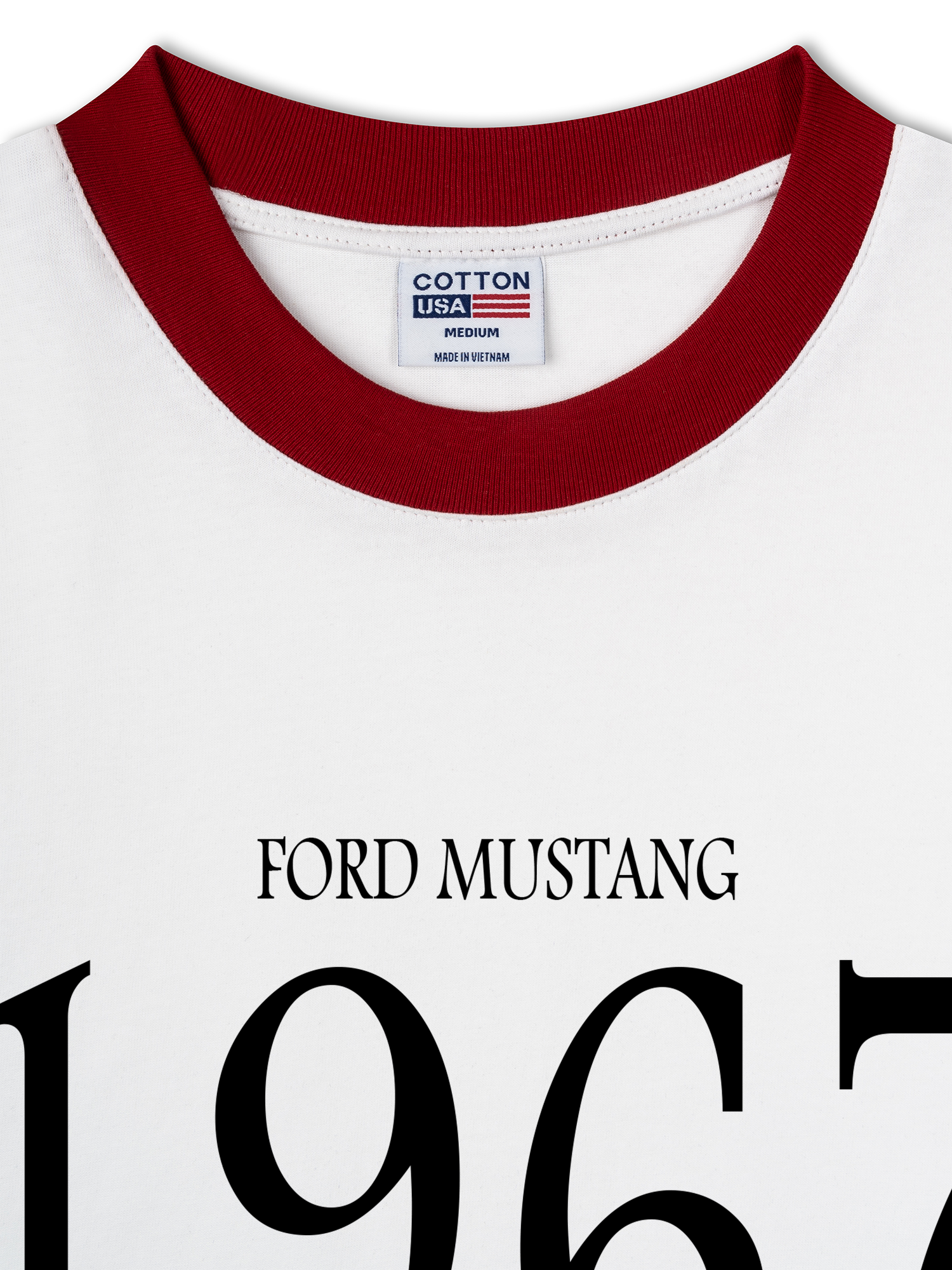 Áo Thun Ringer Relaxed Fit Mustang 1967