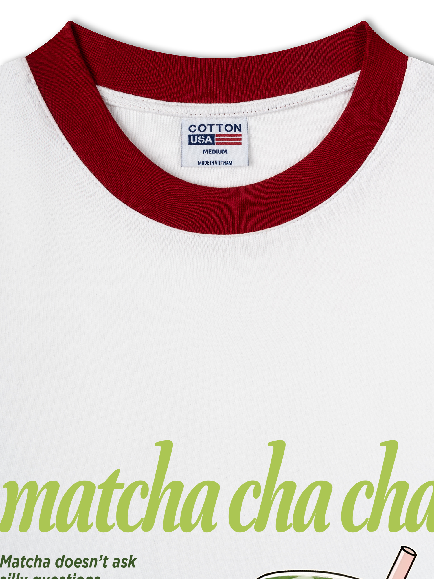 Áo Thun Ringer Relaxed Fit Matcha Understand