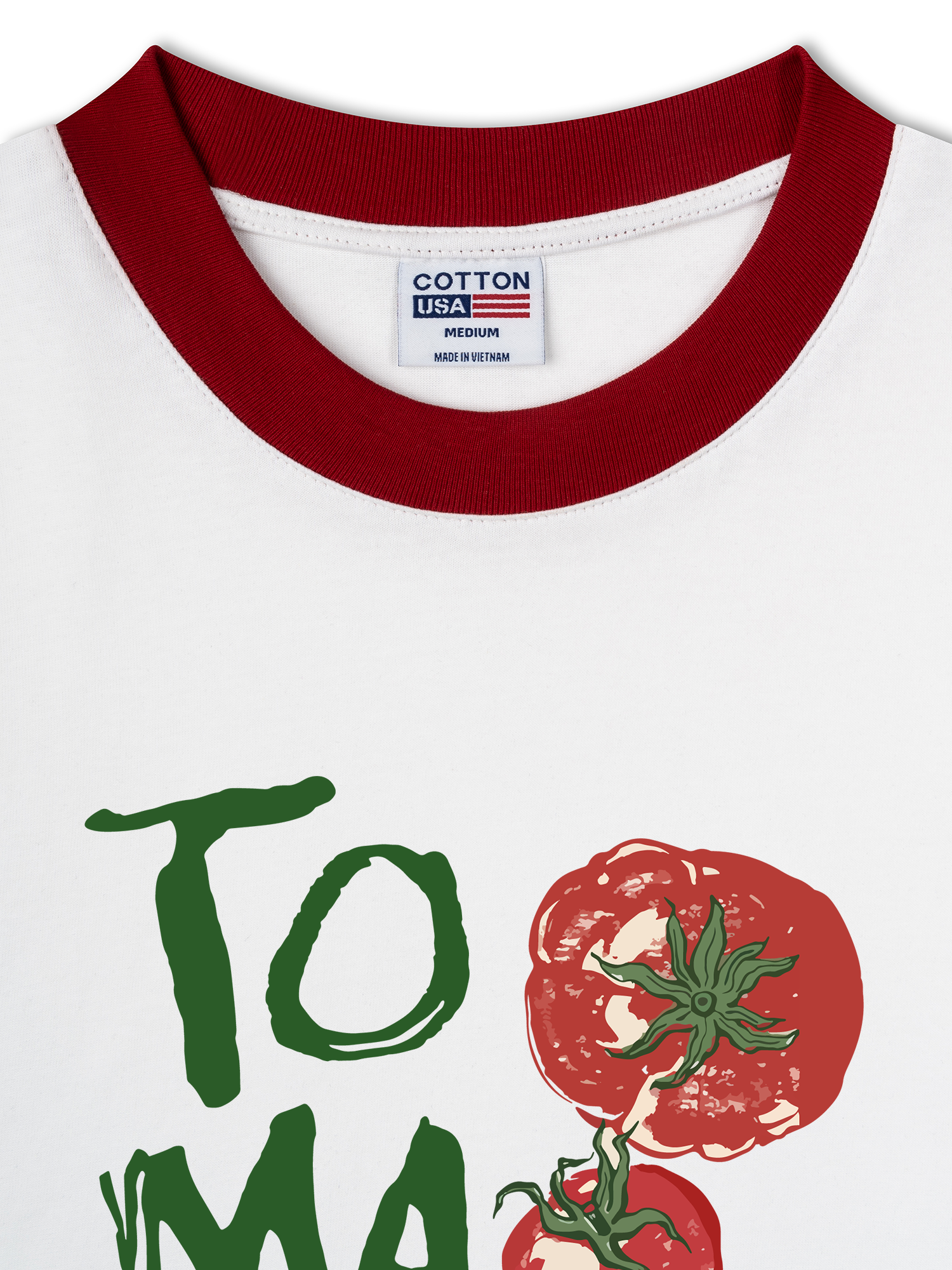 Áo Thun Ringer Relaxed Fit Tropical Tomato