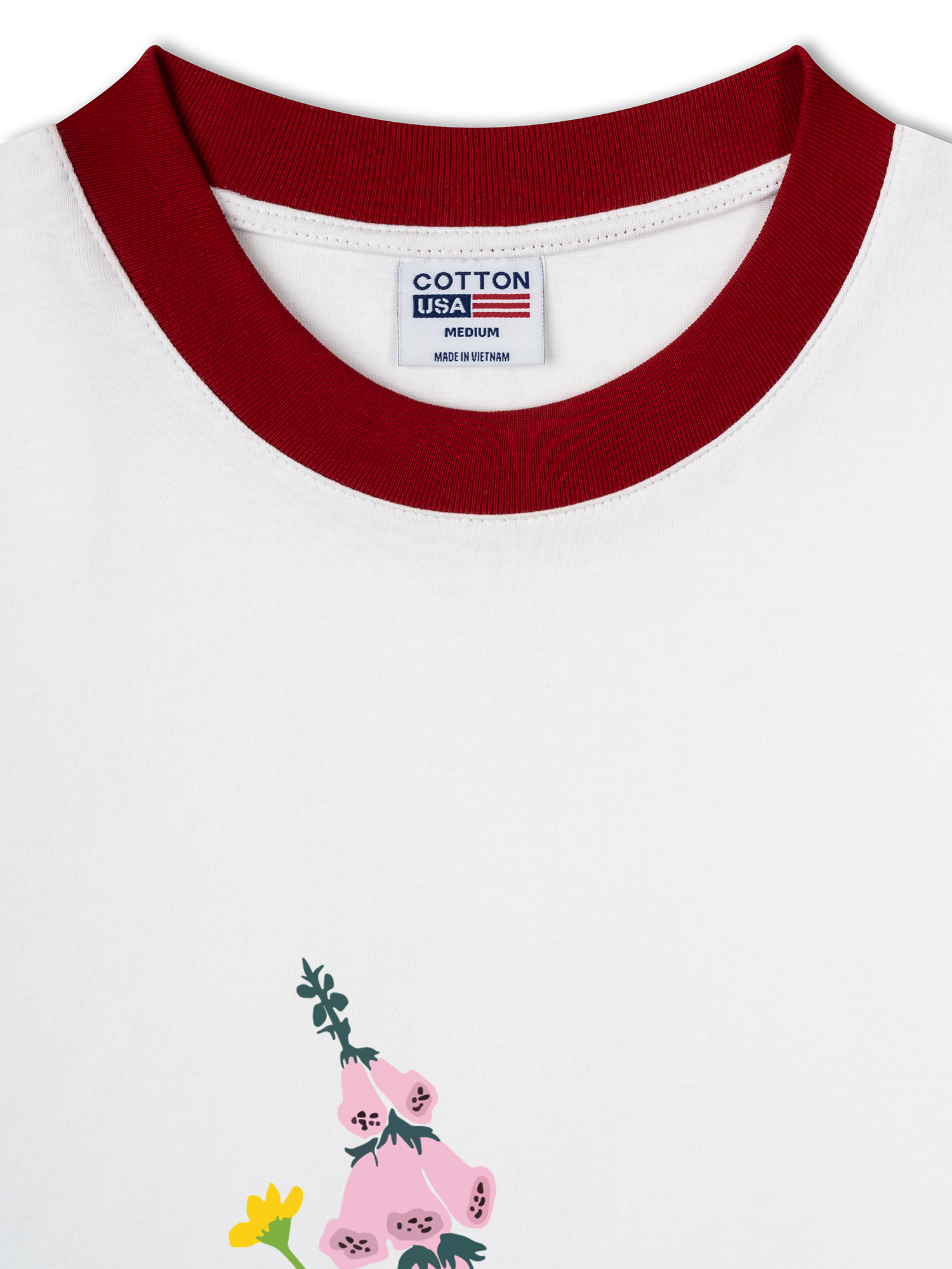 Áo Thun Ringer Relaxed Fit Send me Flowers