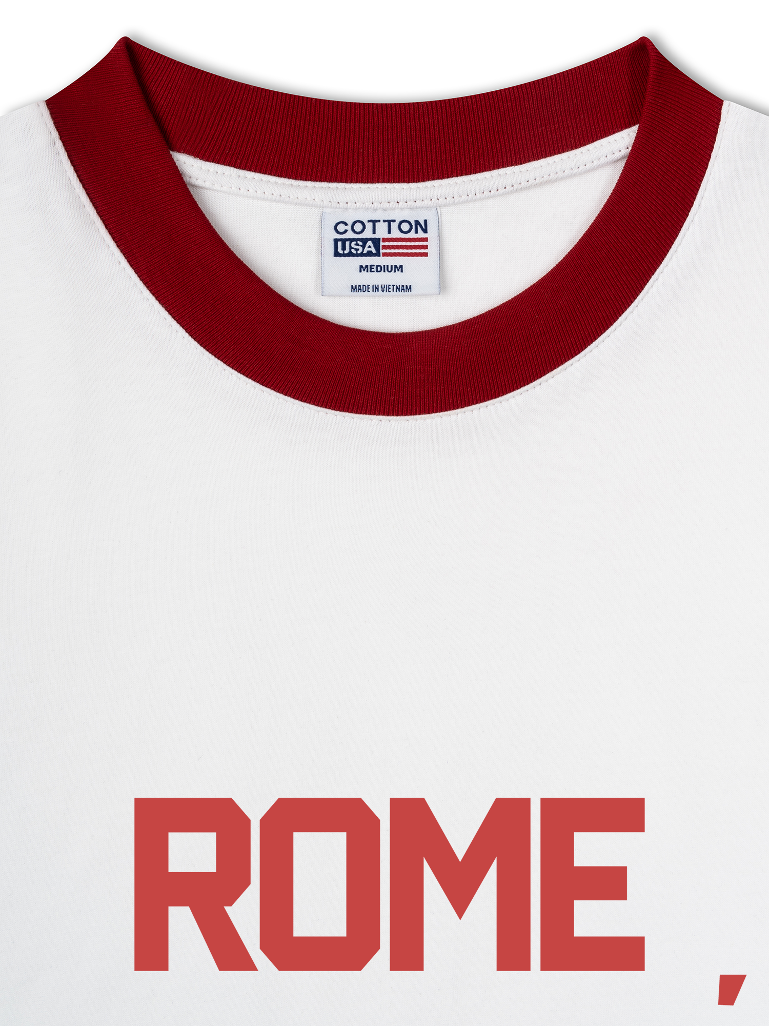 Áo Thun Ringer Relaxed Fit Rome La Citta