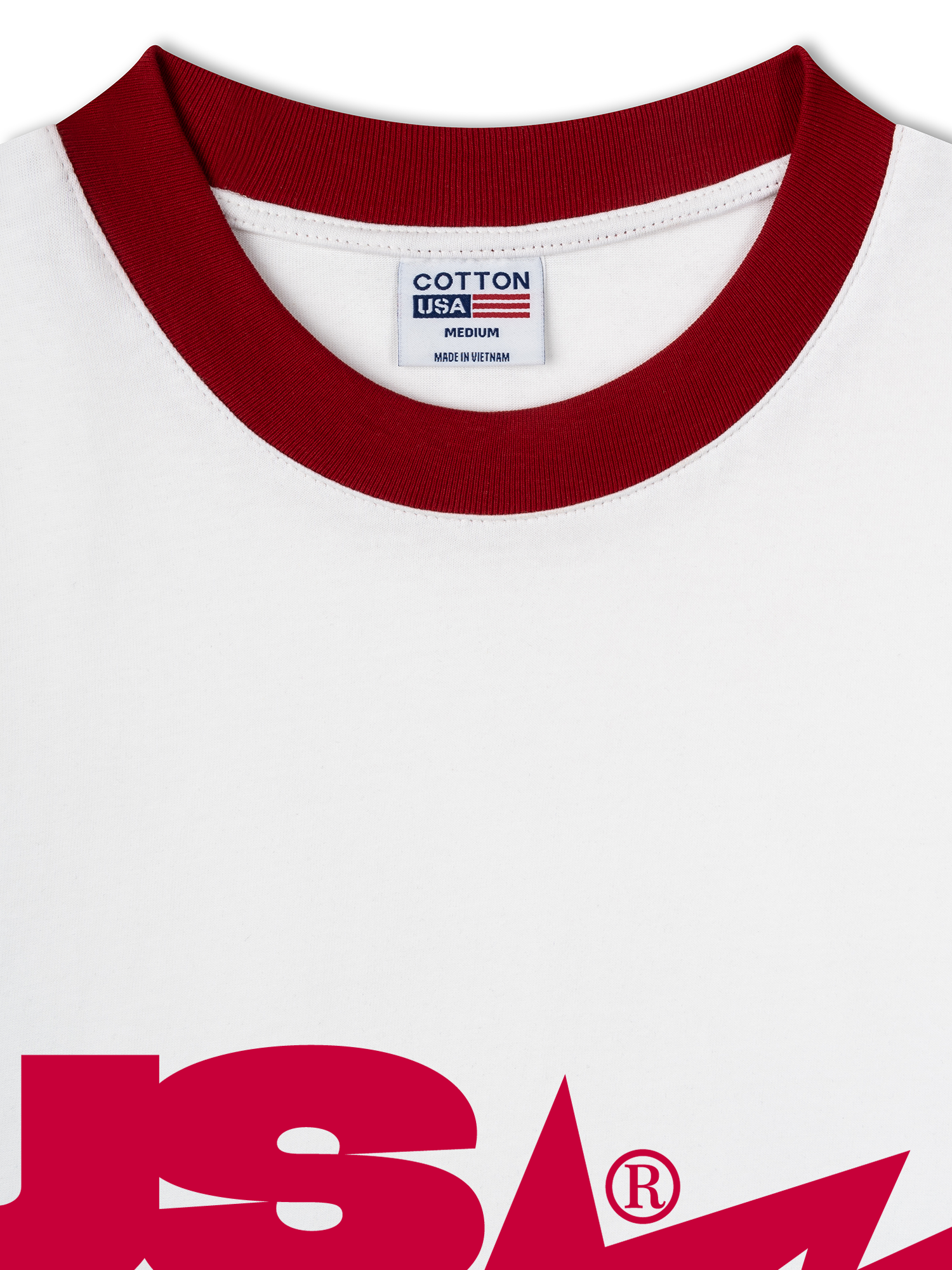 Áo Thun Ringer Relaxed Fit USA Riot Rebel Rampage