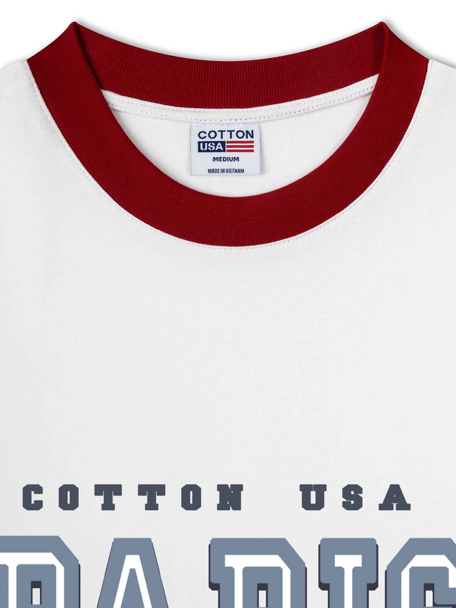 Áo Thun Ringer Relaxed Fit City Paris