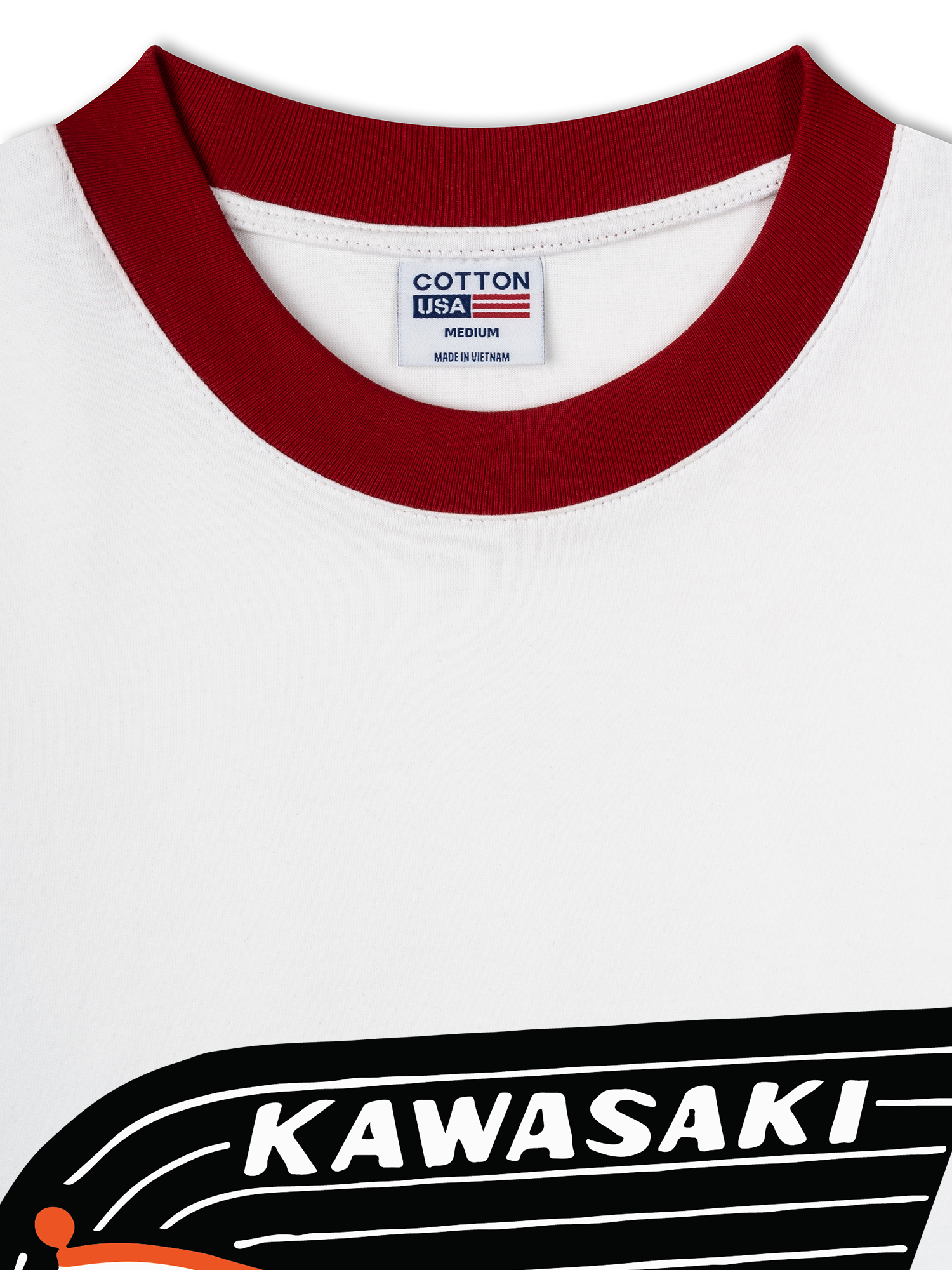 Áo Thun Ringer Relaxed Fit Kawasaki Spirit