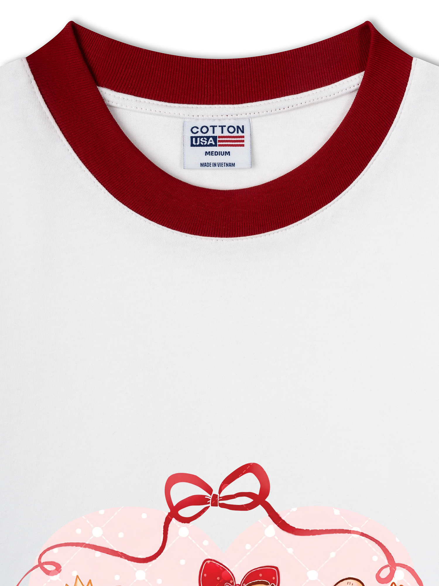 Áo Thun Ringer Relaxed Fit Ballet Bears