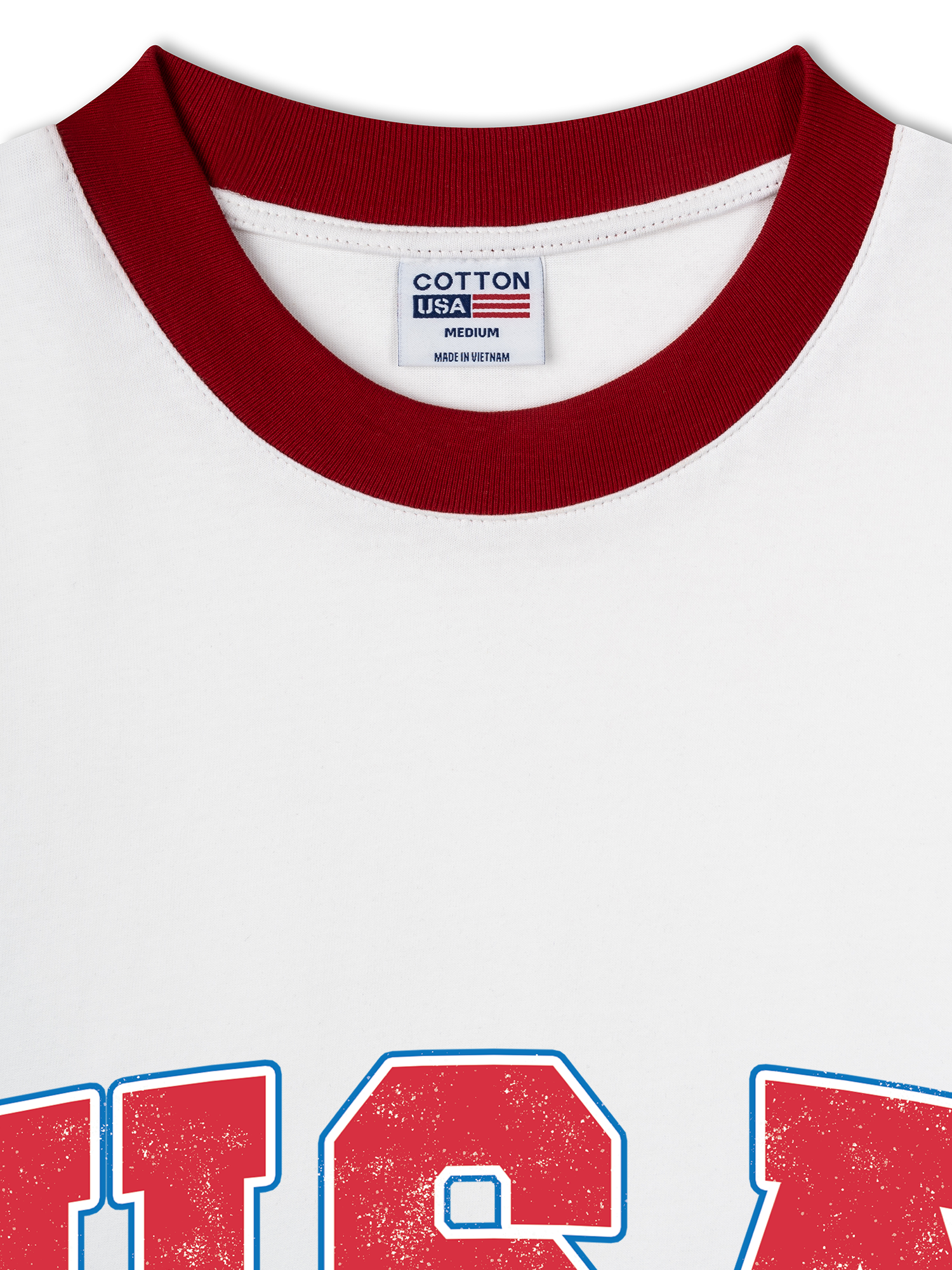 Áo Thun Ringer Relaxed Fit USA Est 1776