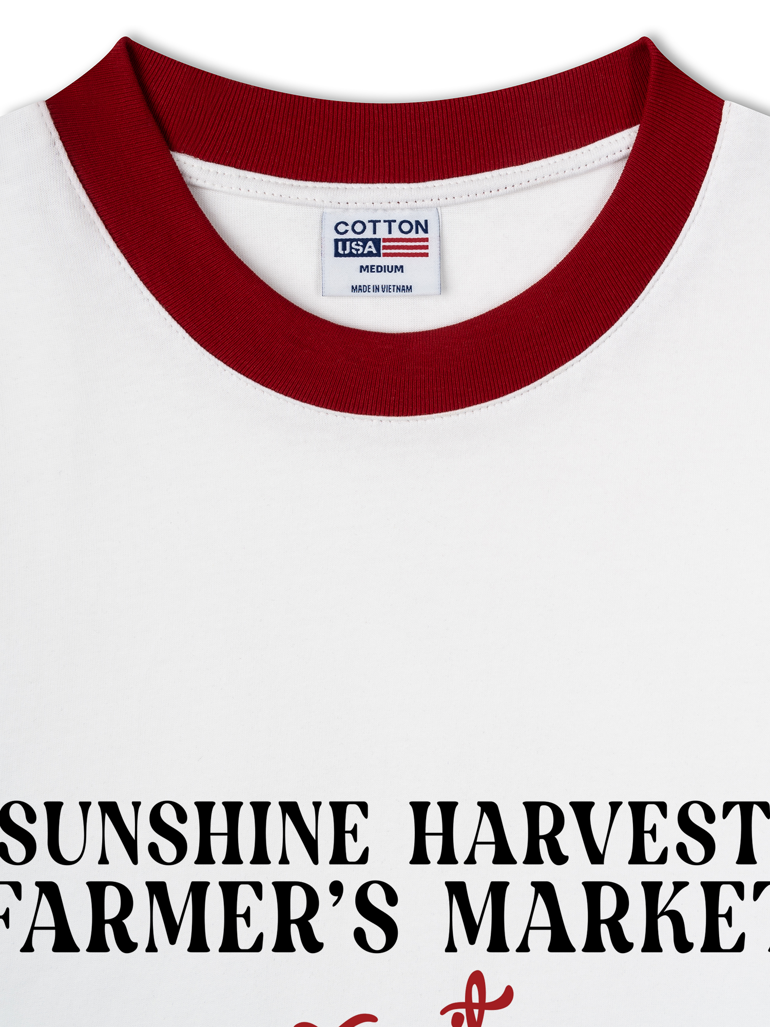 Áo Thun Ringer Relaxed Fit Tropical Watermelon Farm Marrket