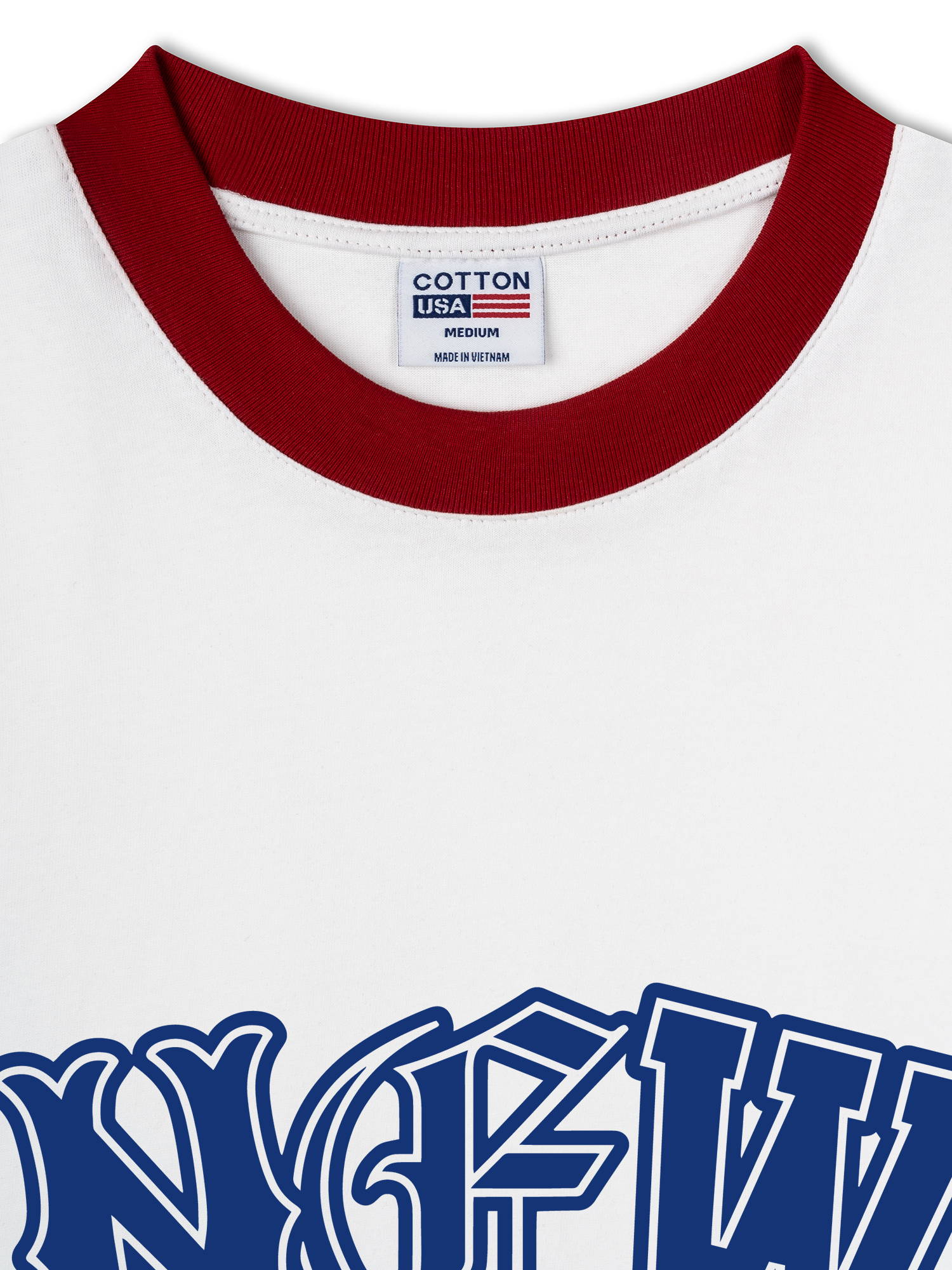 Áo Thun Ringer Relaxed Fit USA City Of Dream