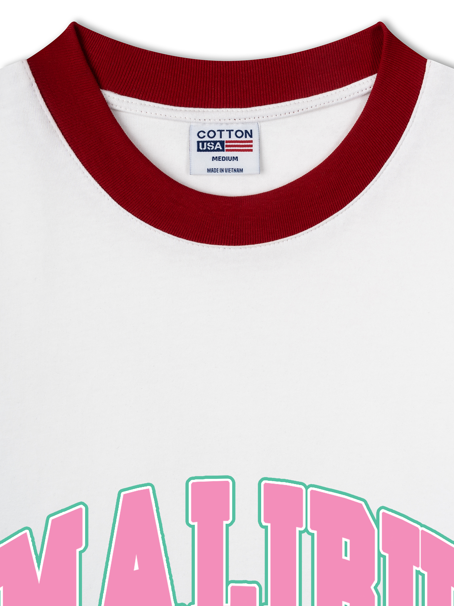 Áo Thun Ringer Relaxed Fit City Malibu