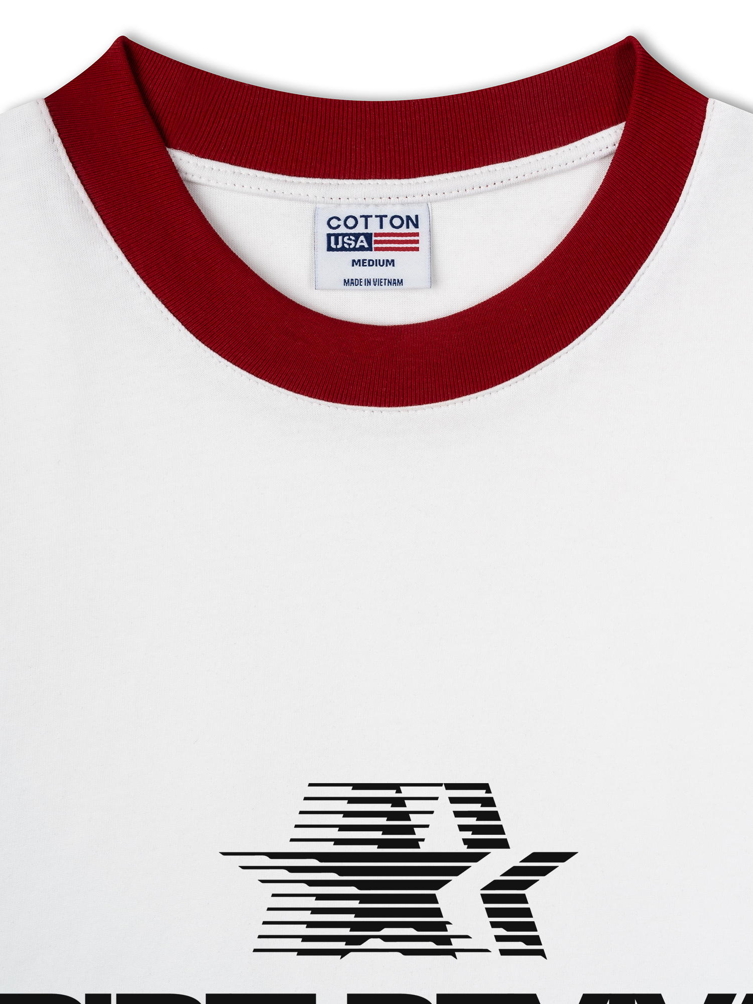 Áo Thun Ringer Relaxed Fit USA Spirit Revival