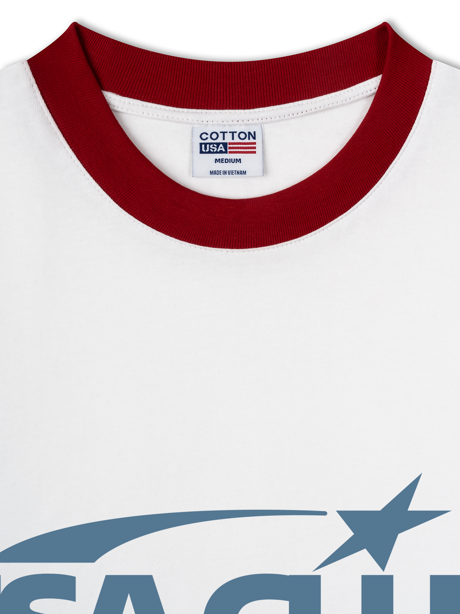 Áo Thun Ringer Relaxed Fit USA Meteoroid Club