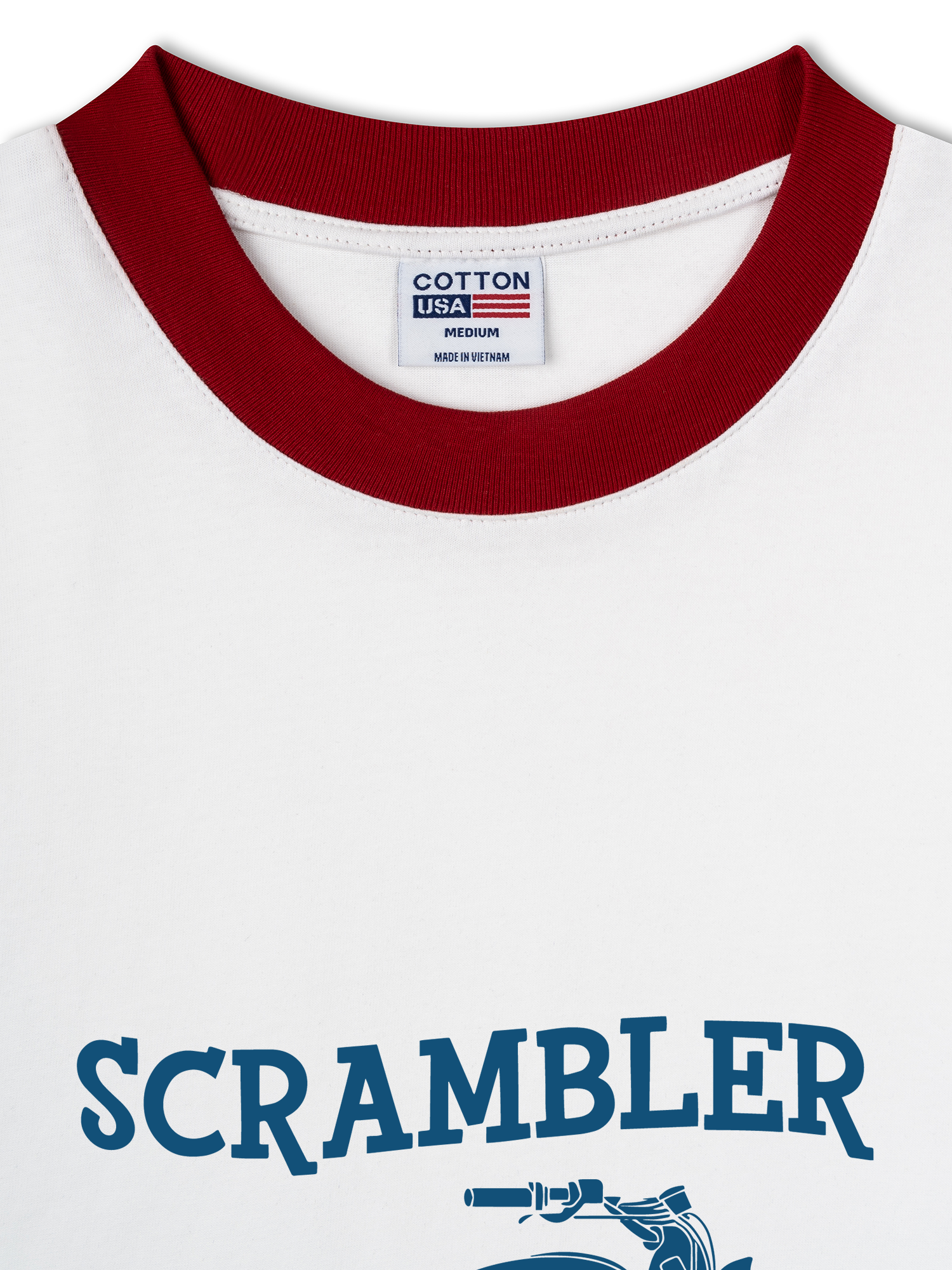 Áo Thun Ringer Relaxed Fit Scrambler Spirit