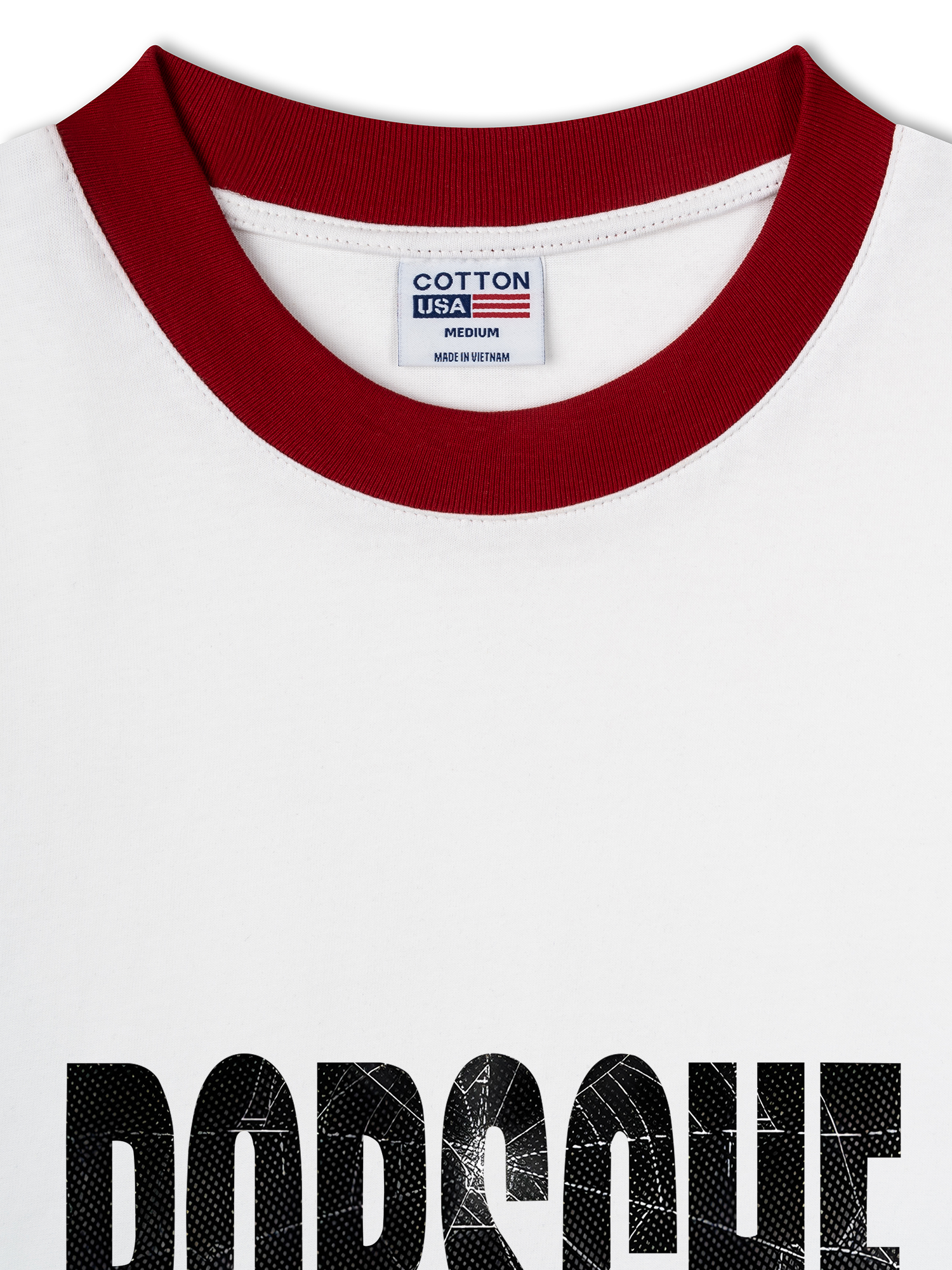 Áo Thun Ringer Relaxed Fit Black Porsche