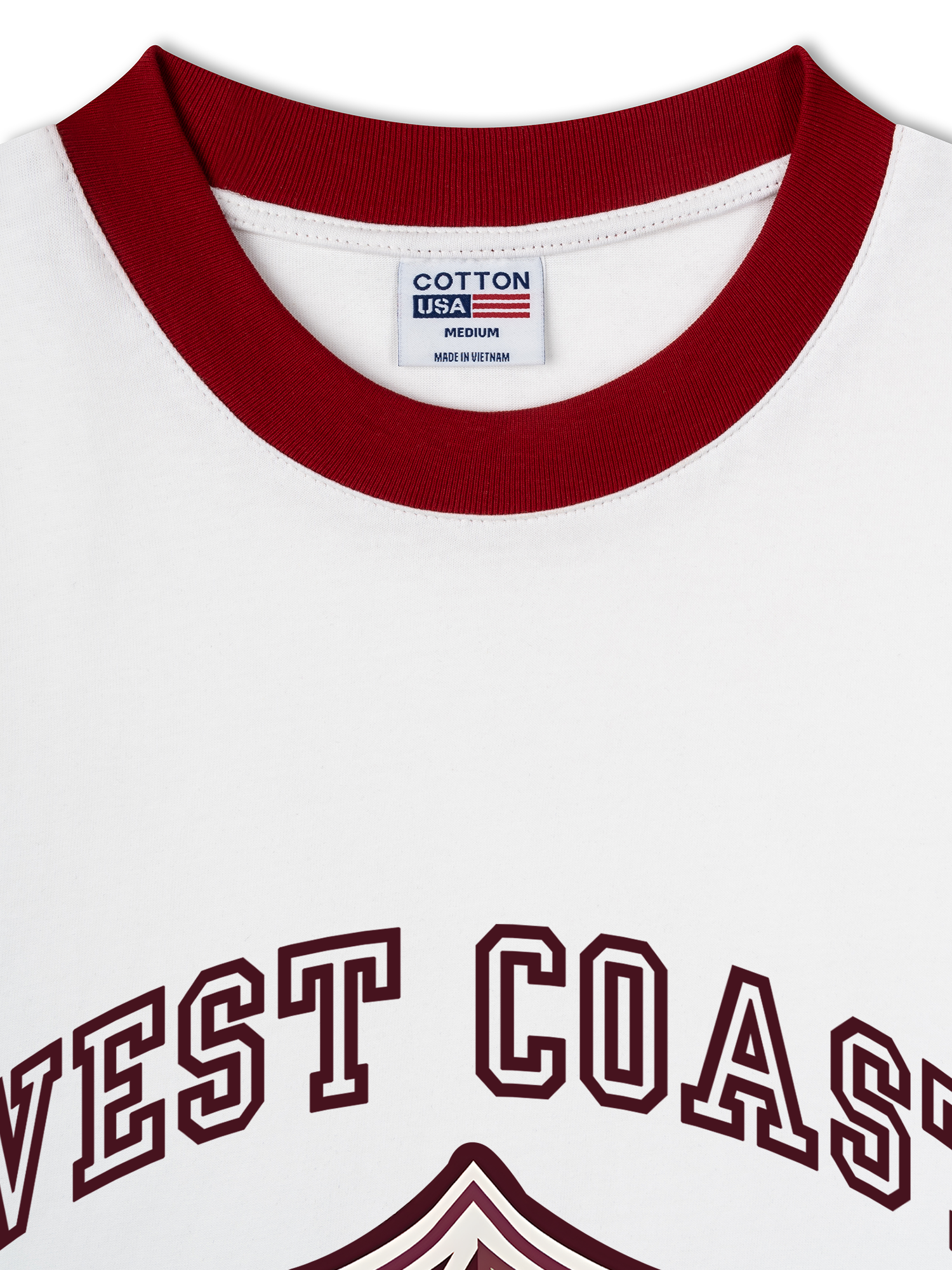 Áo Thun Ringer Relaxed Fit City WestCoast