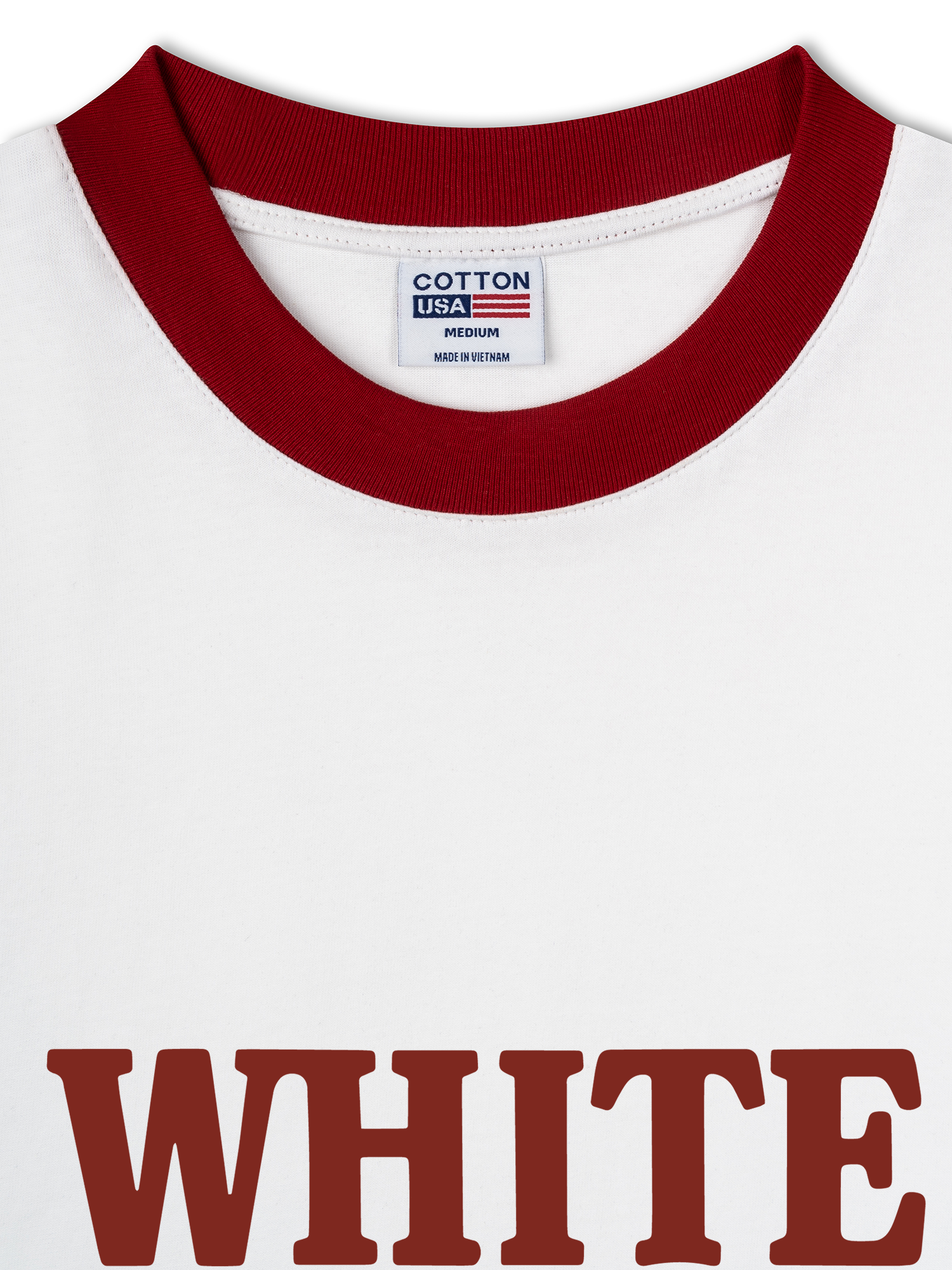 Áo Thun Ringer Relaxed Fit White Rabbit Cycling