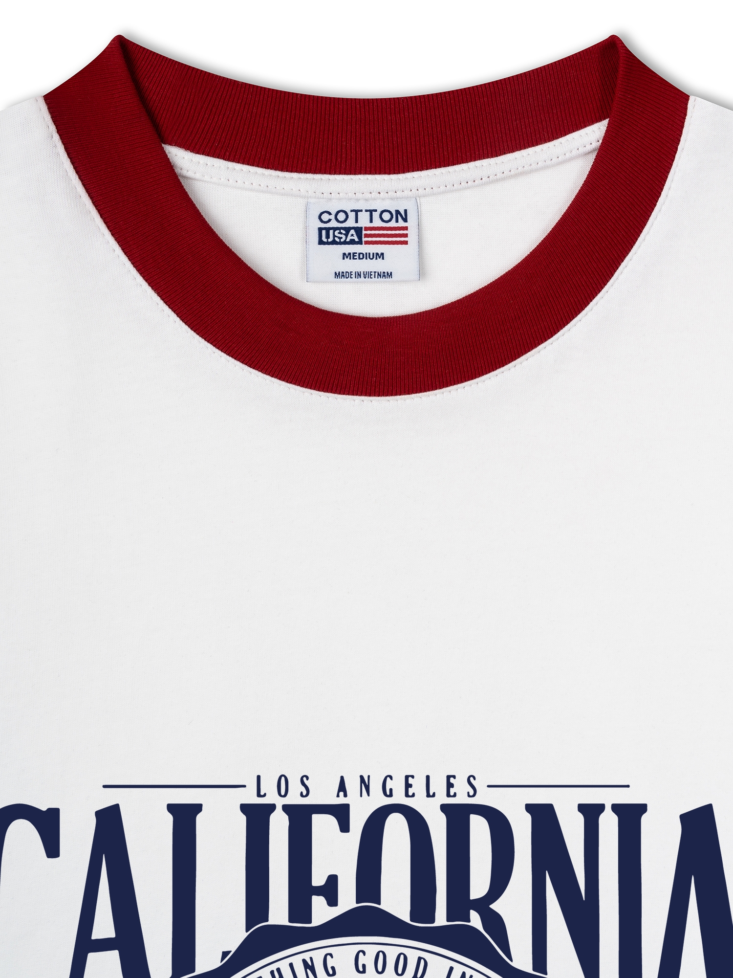 Áo Thun Ringer Relaxed Fit City Califonia