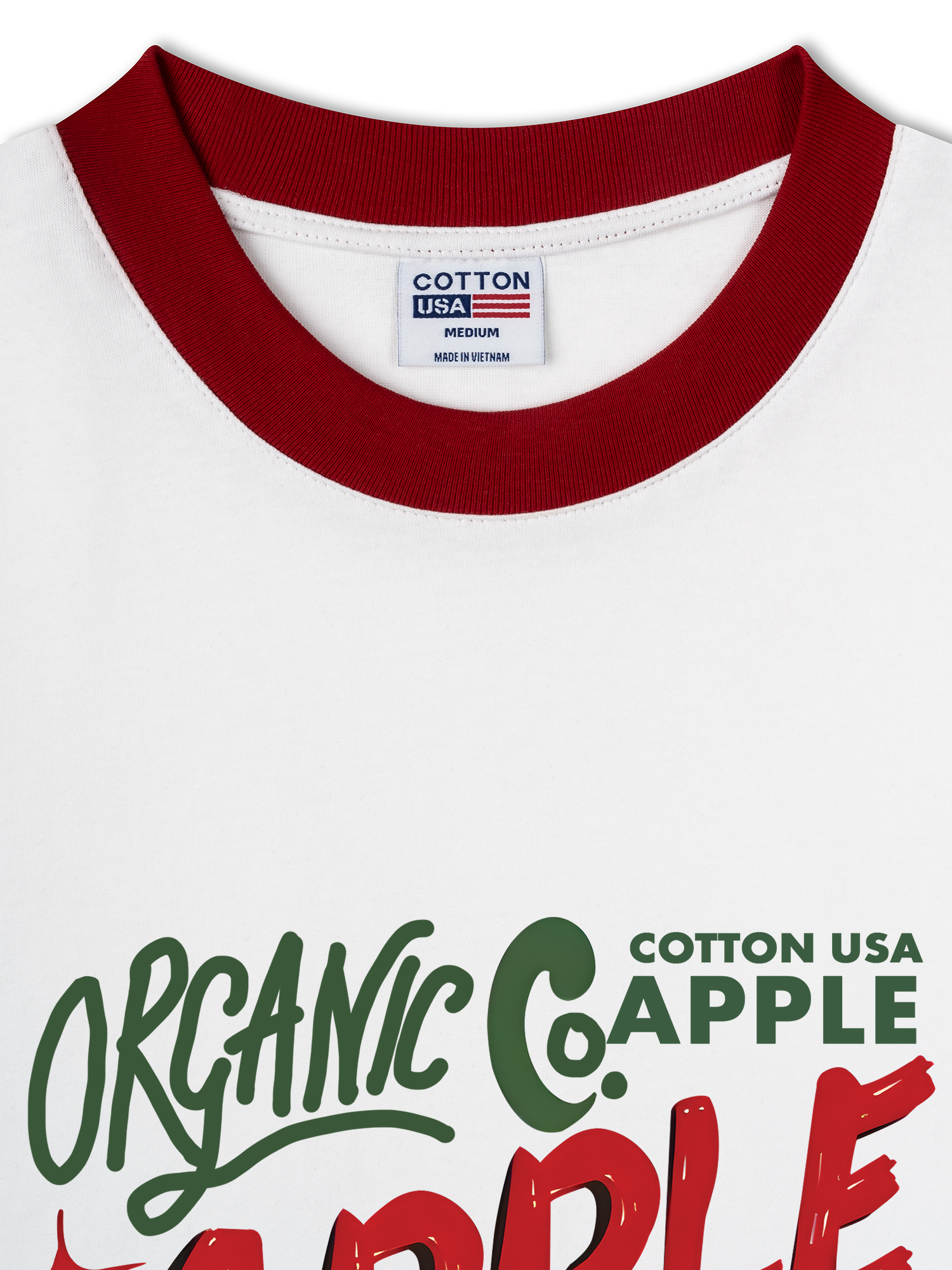 Áo Thun Ringer Relaxed Fit Tropical Apple Club