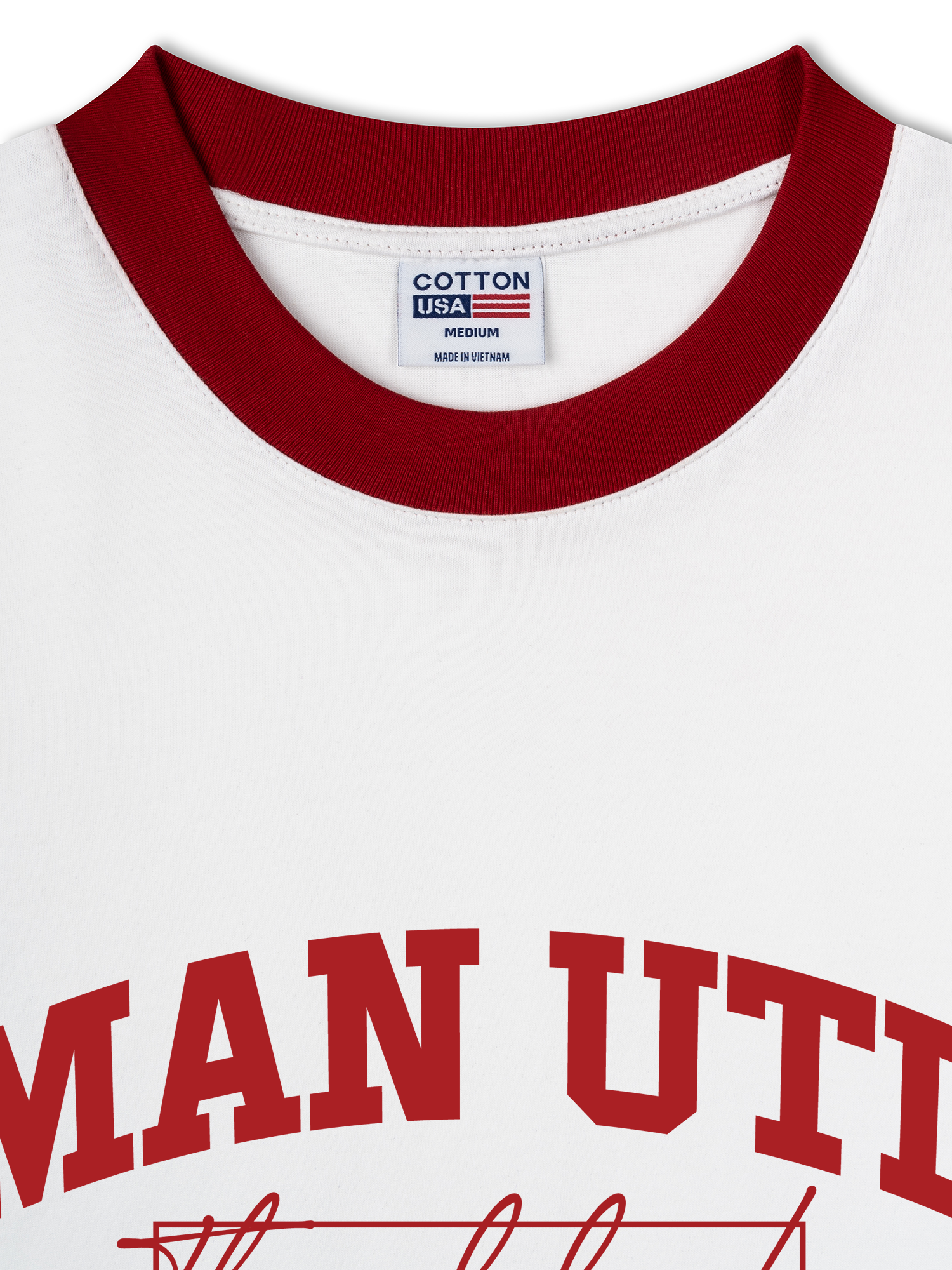 Áo Thun Ringer Relaxed Fit MAN UTD The Red Devils