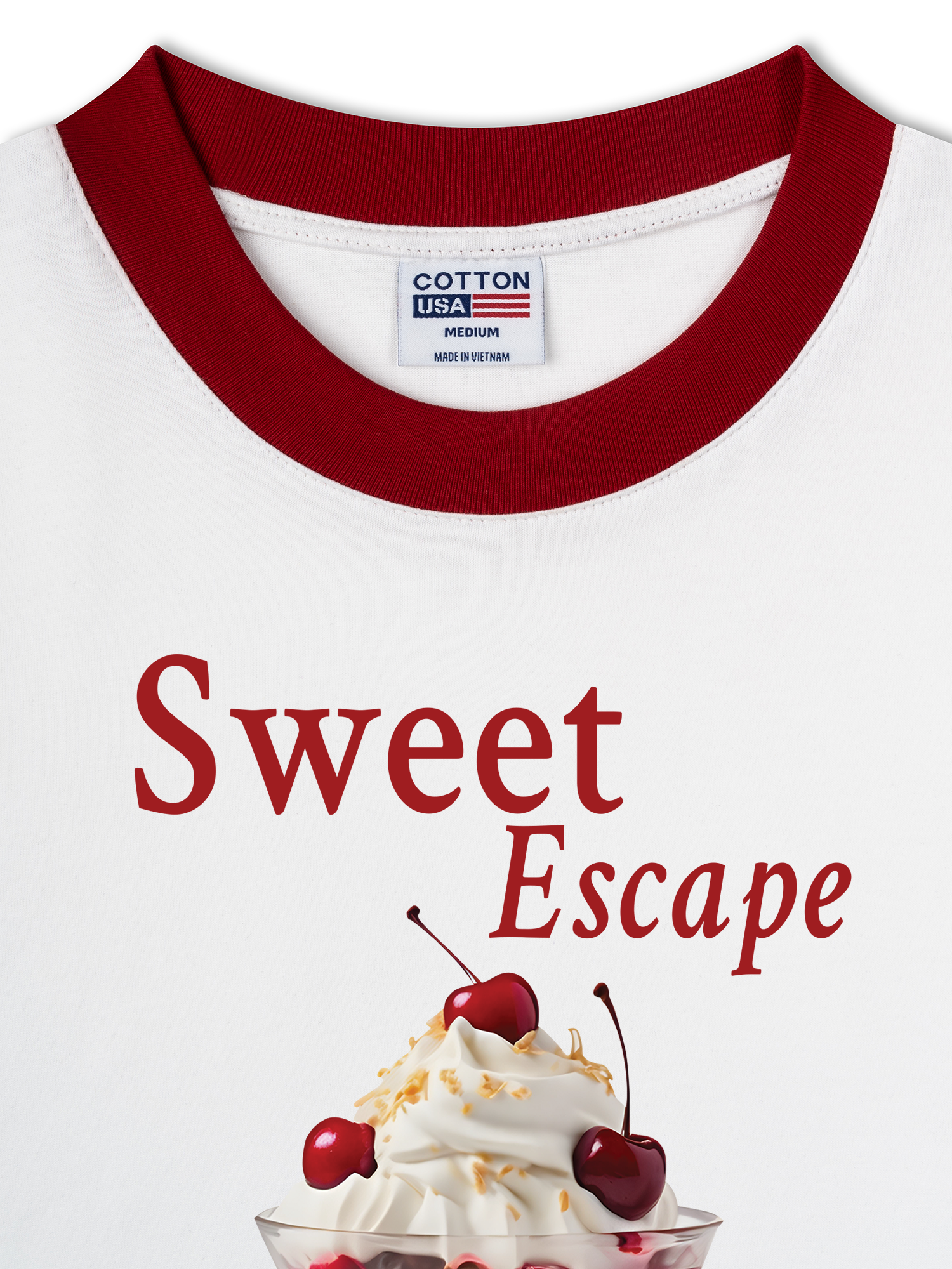 Áo Thun Ringer Relaxed Fit Tropical Sweet Escape