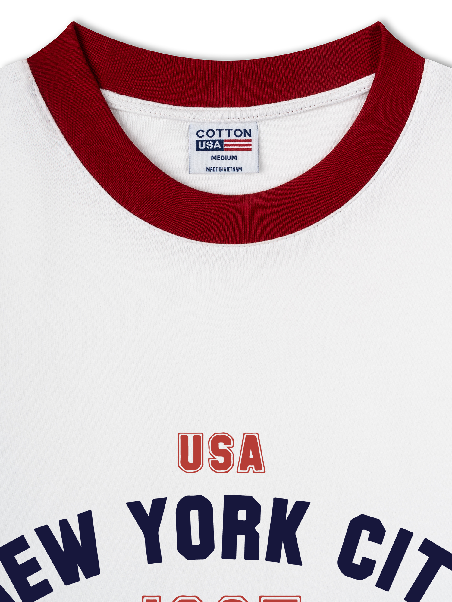 Áo Thun Ringer Relaxed Fit USA New York City