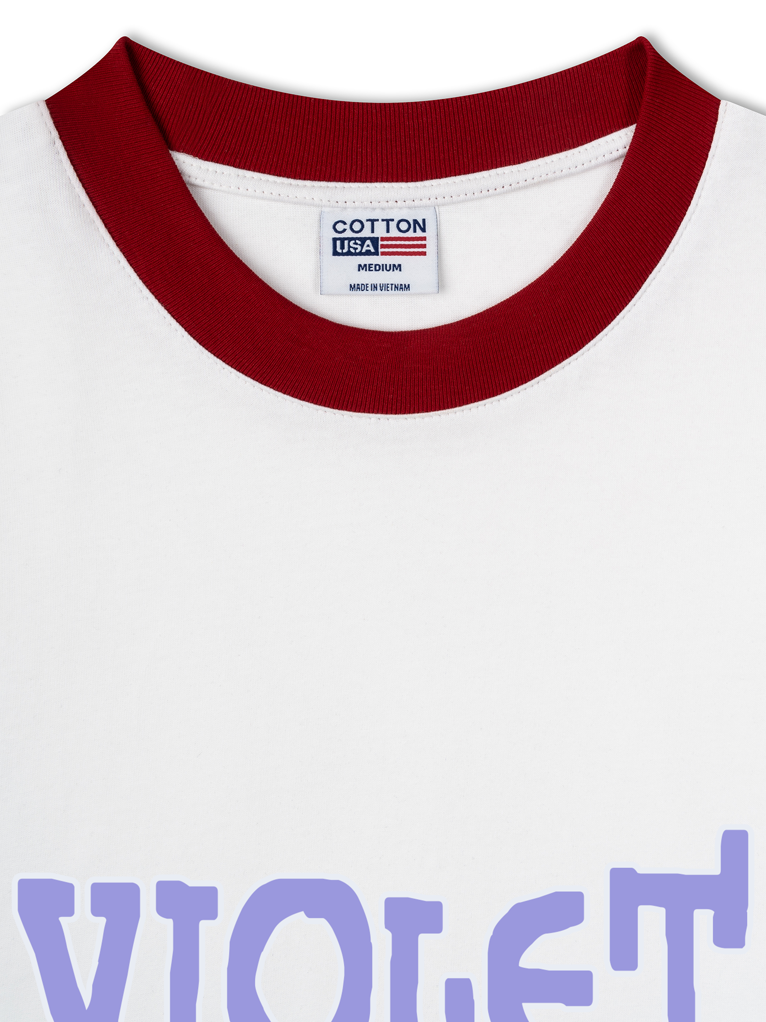 Áo Thun Ringer Relaxed Fit Floral Indoor Violet