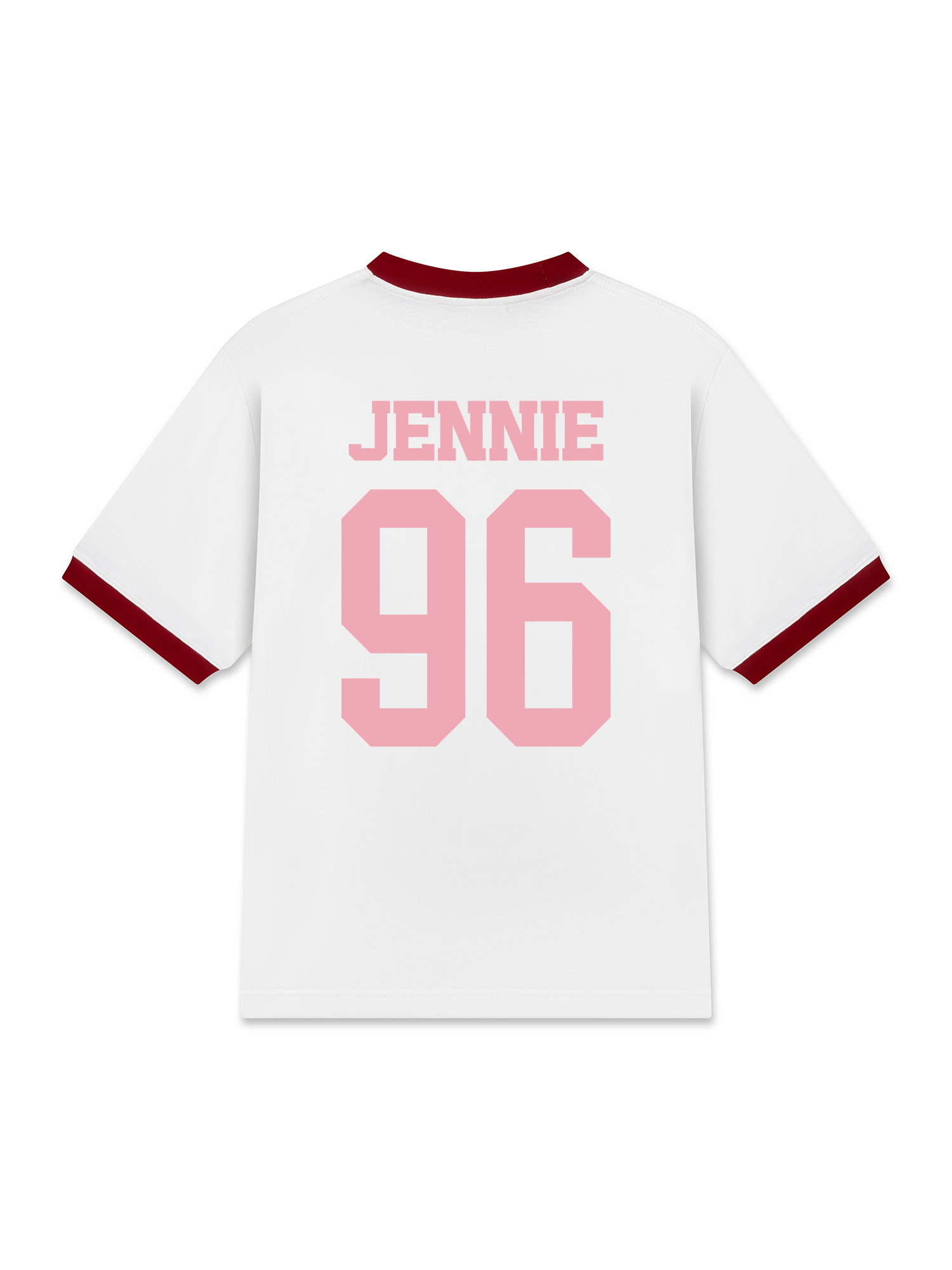 Áo Thun Ringer Relaxed Fit Idols Black Pink Jennie