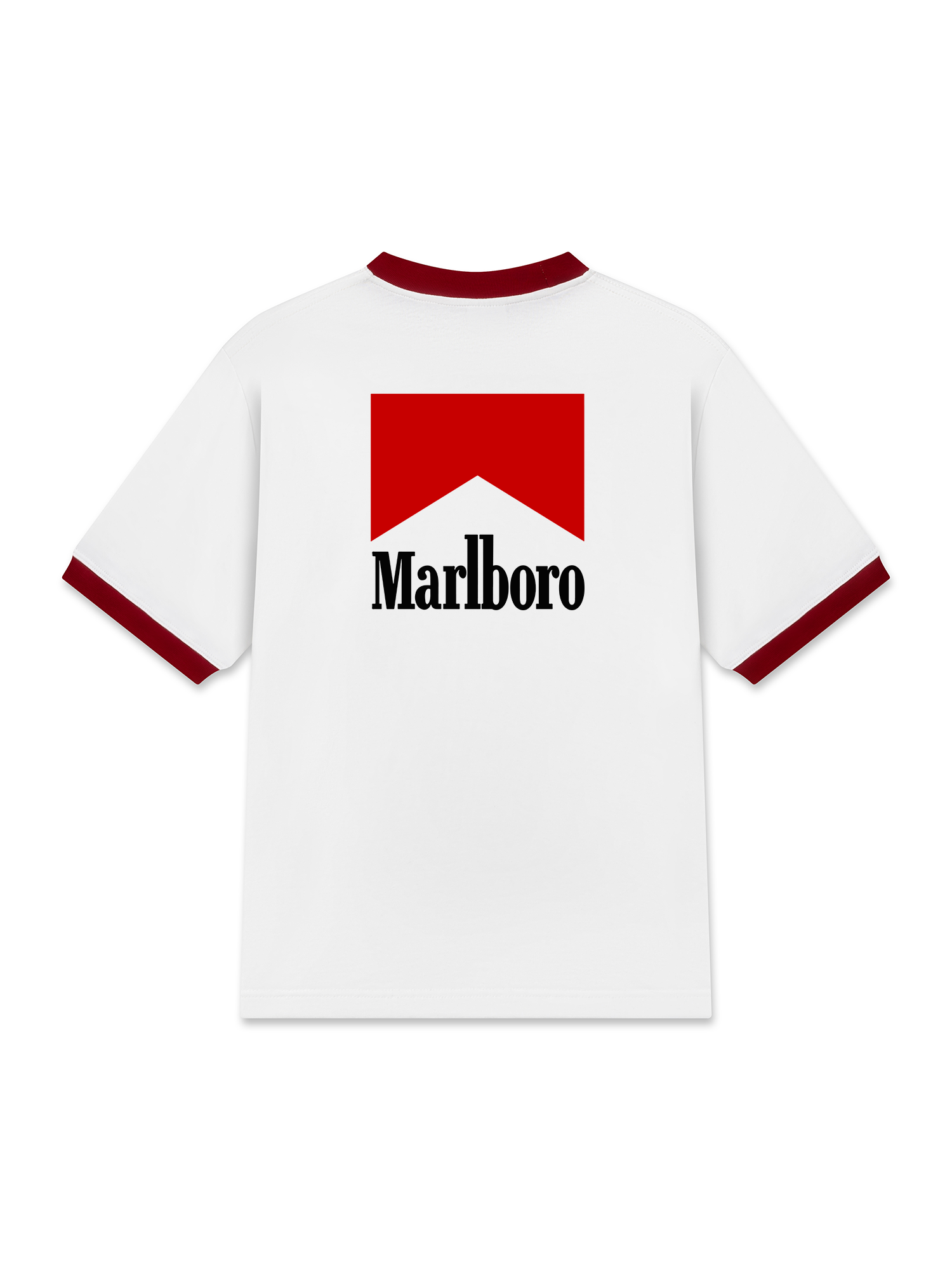 Áo Thun Ringer Relaxed Fit Marlboro Basic Logo