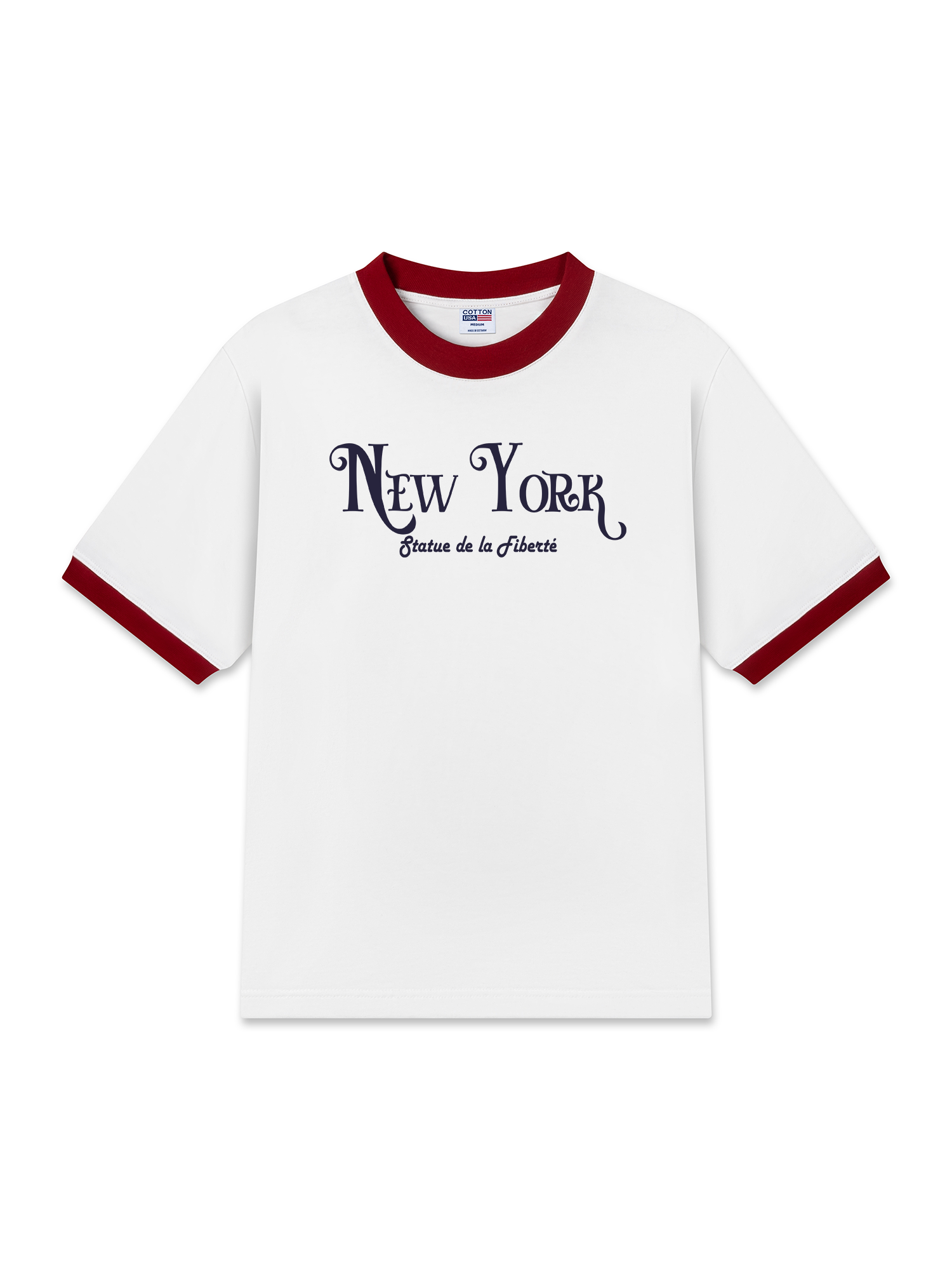 Áo Thun Ringer Relaxed Fit City New York