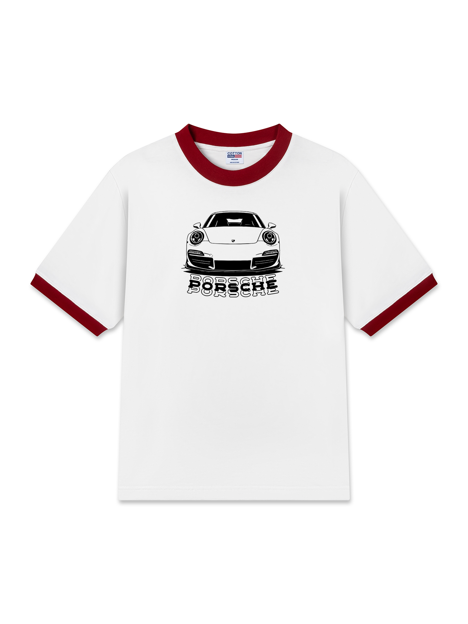 Áo Thun Ringer Relaxed Fit Speed Aesthetic