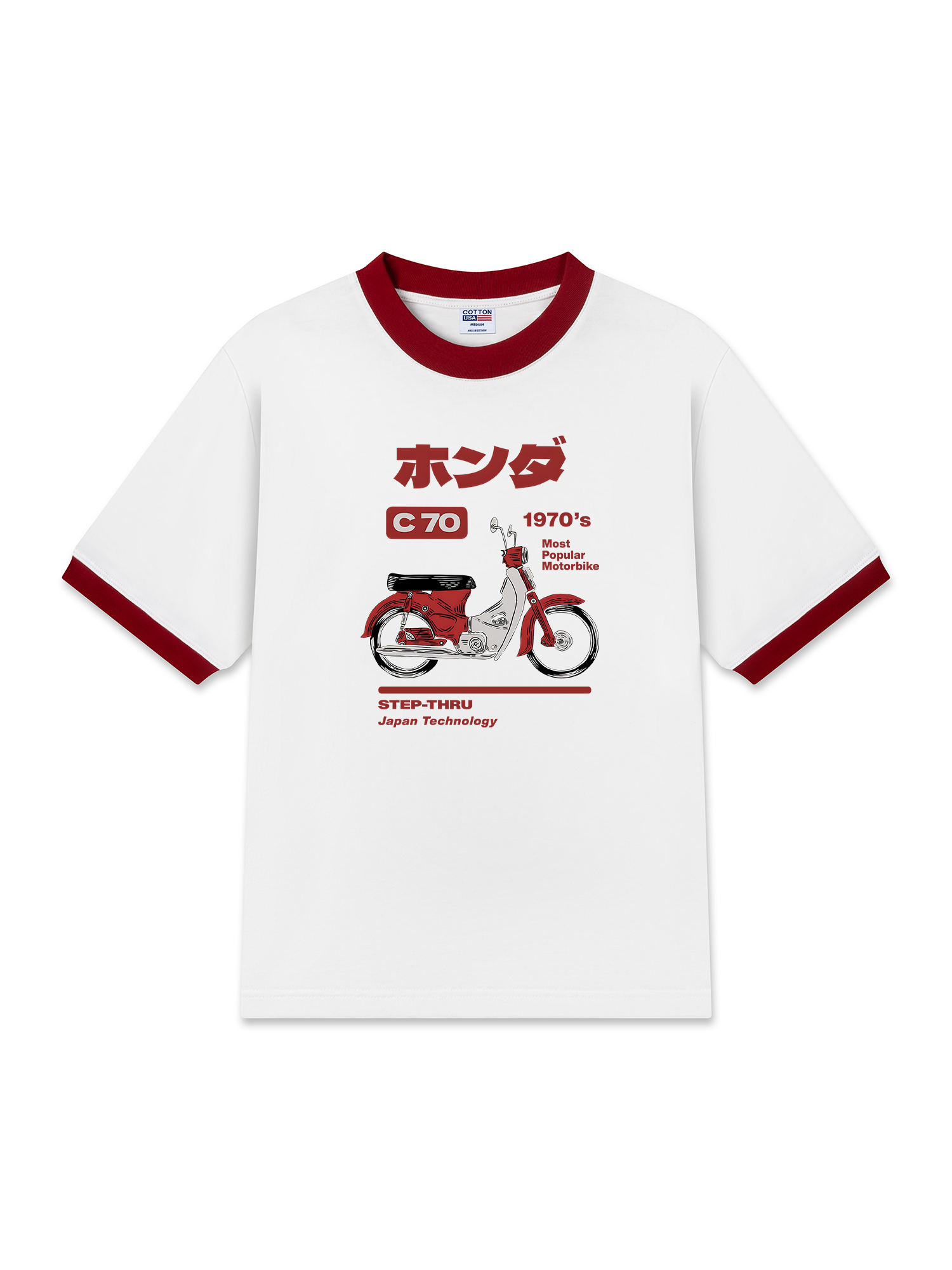 Áo Thun Ringer Relaxed Fit C 70 1970's