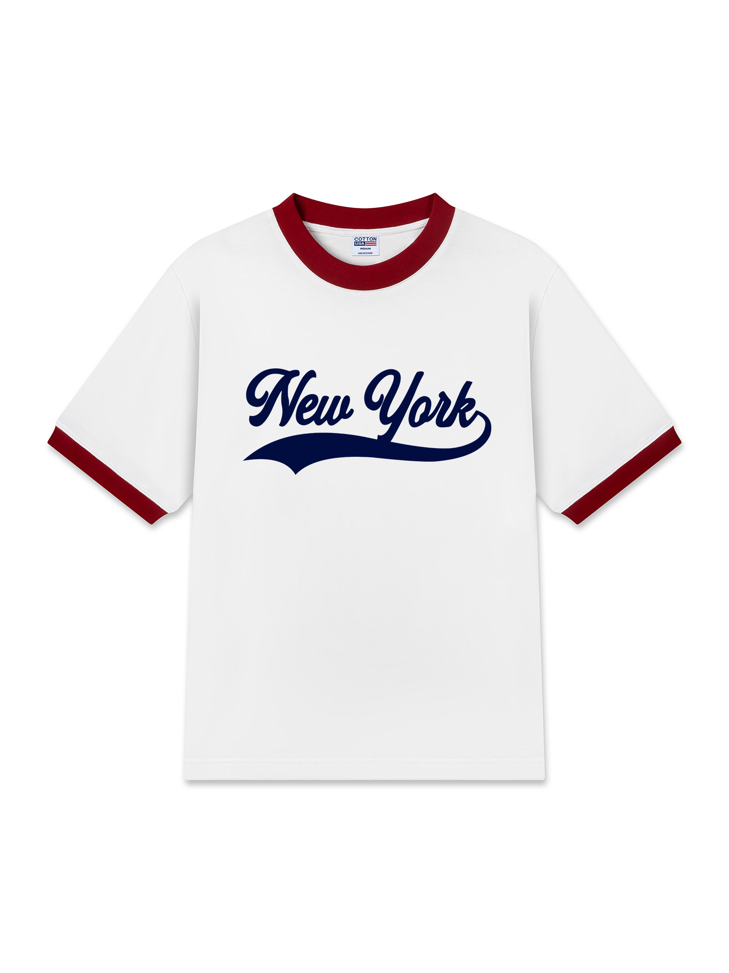 Áo Thun Ringer Relaxed Fit USA New York City