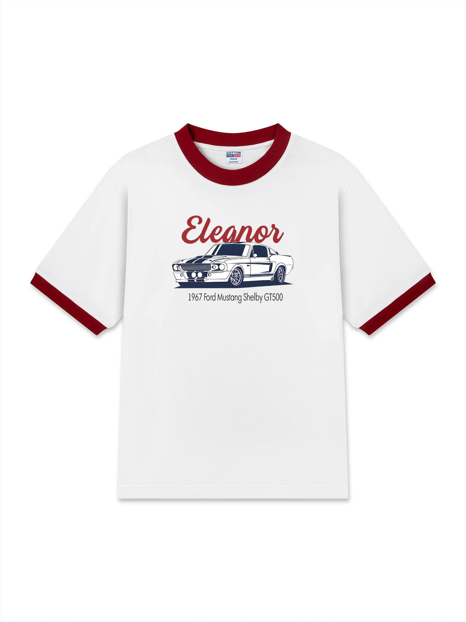 Áo Thun Ringer Relaxed Fit Mustang 1967 Ford