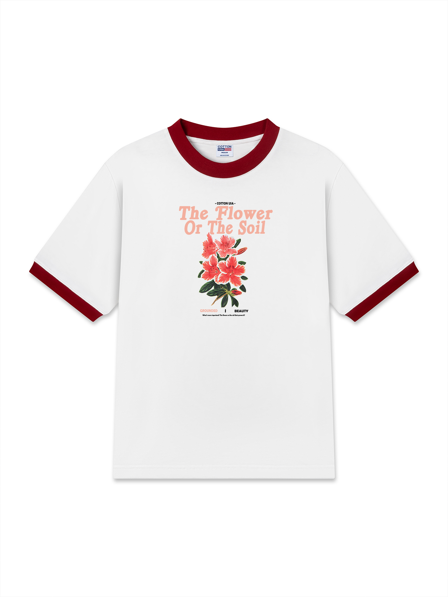 Áo Thun Ringer Relaxed Fit Floral The Soil