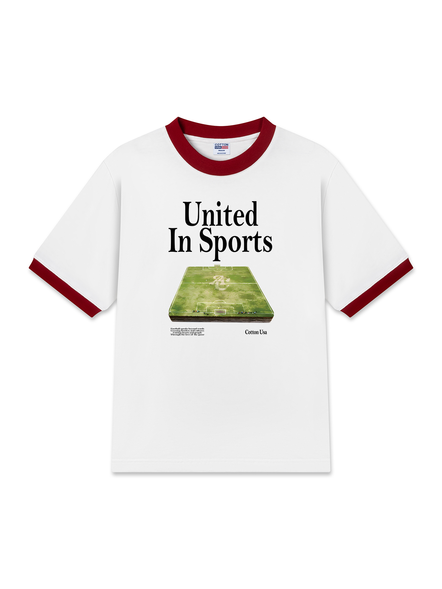 Áo Thun Ringer Relaxed Fit Soccer United In Sports