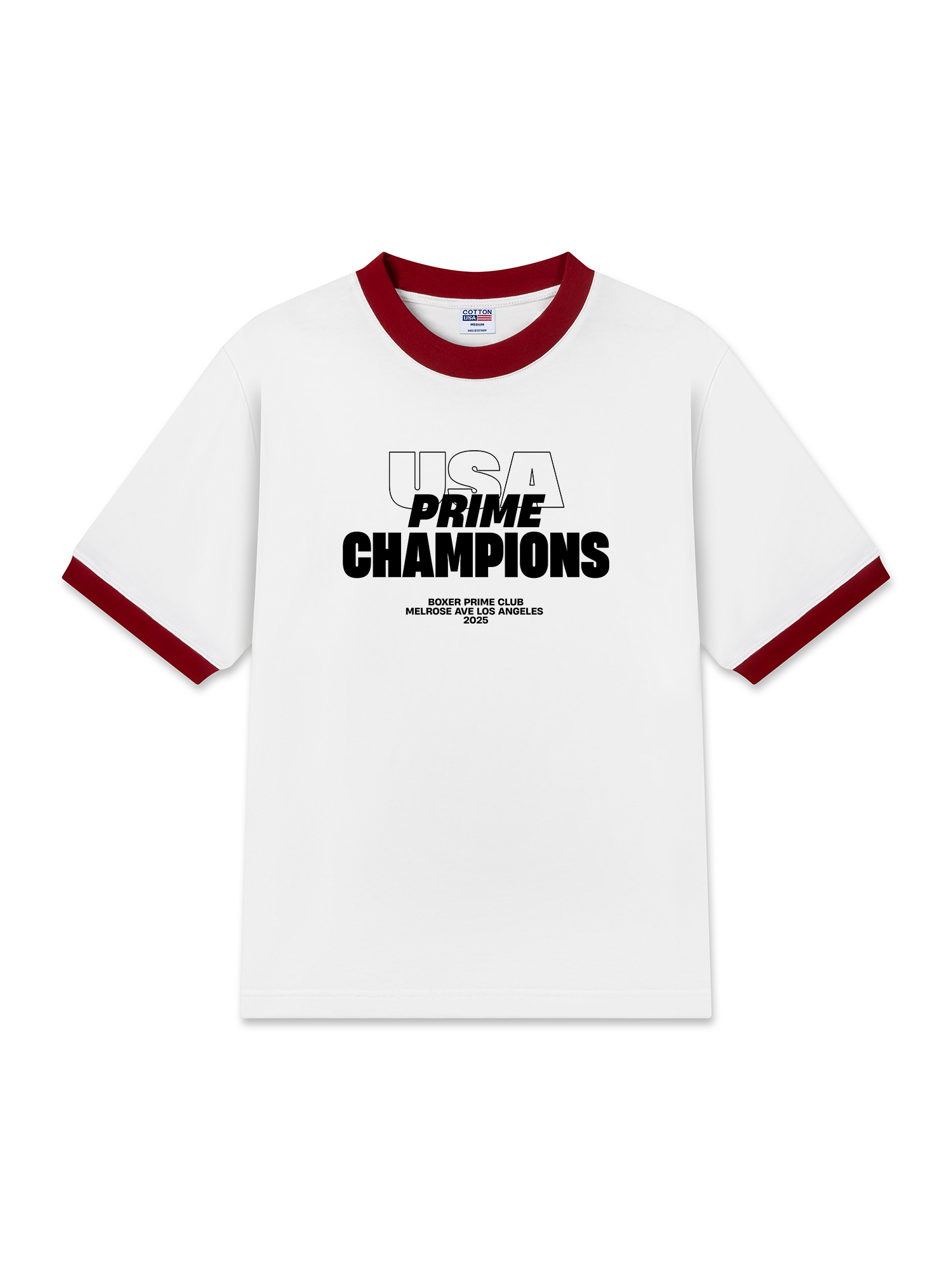 Áo Thun Ringer Relaxed Fit Champions Prime USA