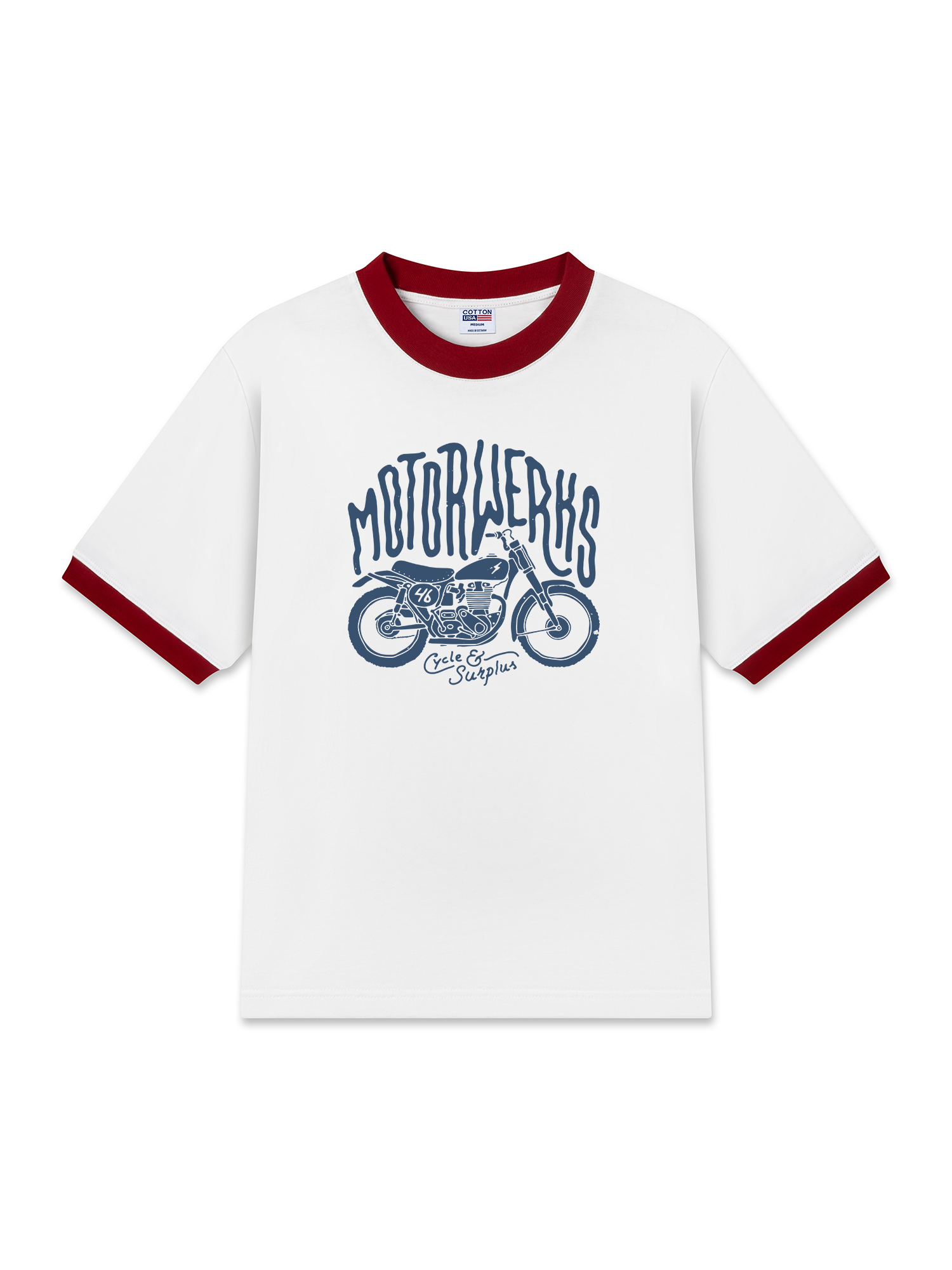 Áo Thun Ringer Relaxed Fit Retro Ride