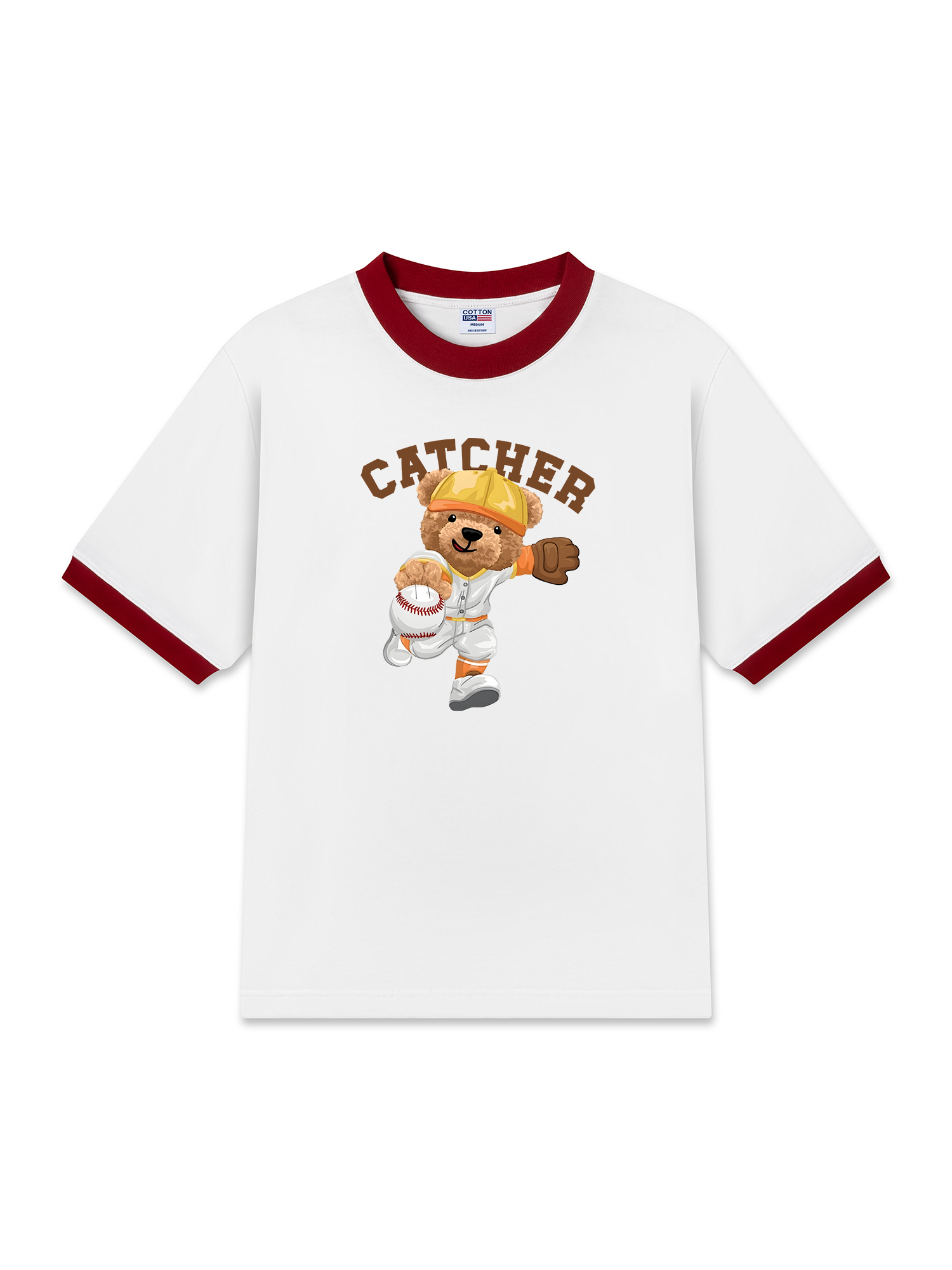 Áo Thun Ringer Relaxed Fit Catcher