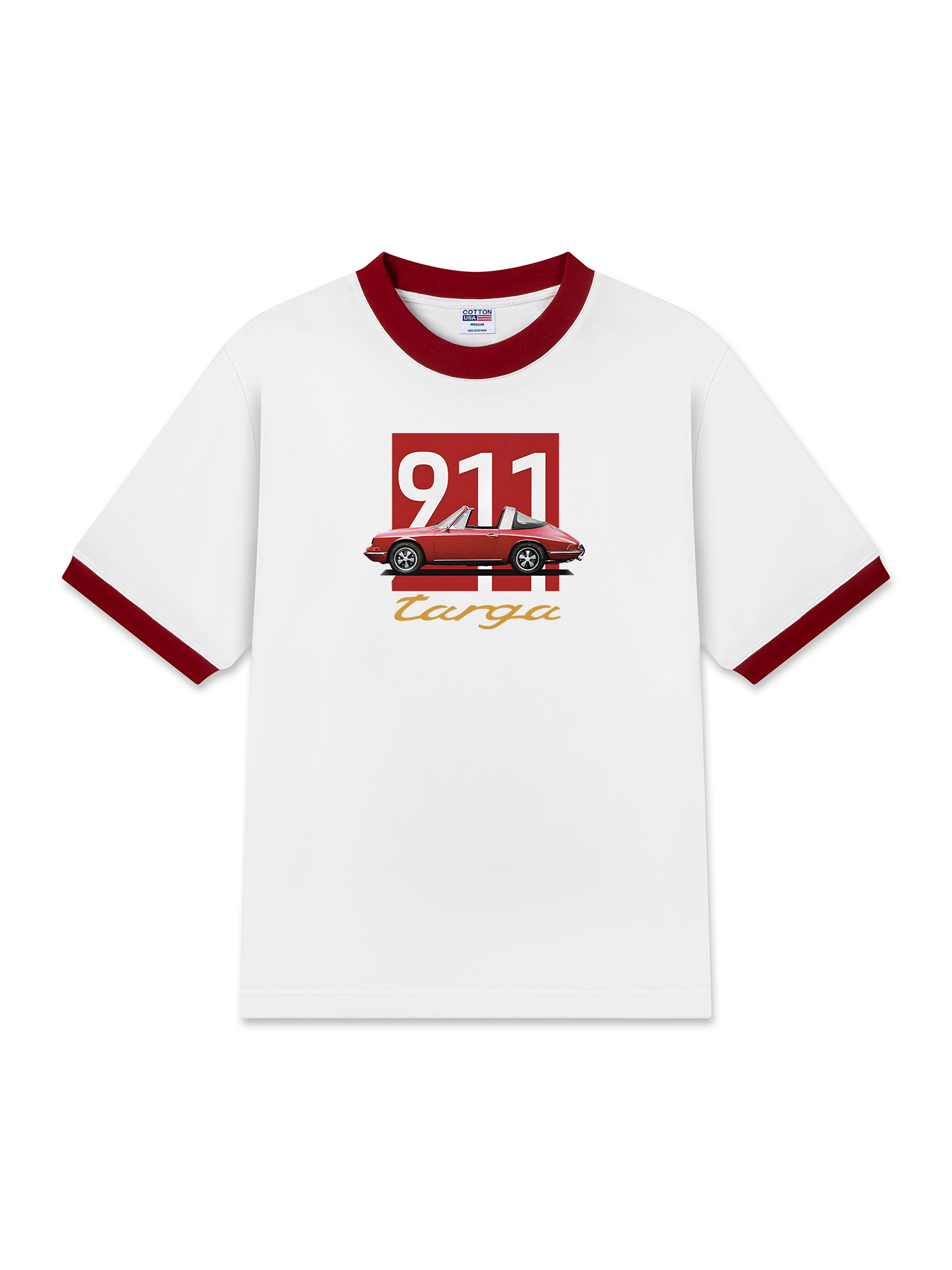 Áo Thun Ringer Relaxed Fit 911 Targa