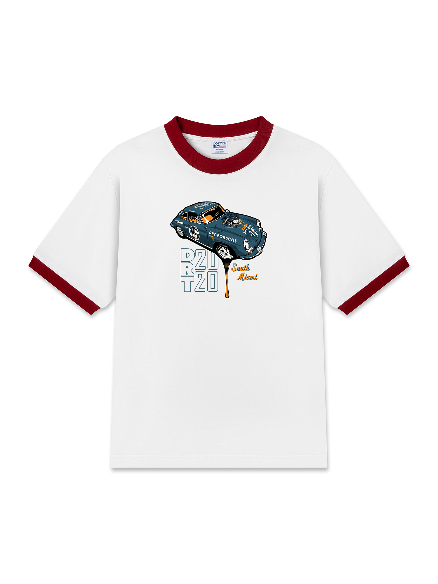 Áo Thun Ringer Relaxed Fit PORSCHE DRT