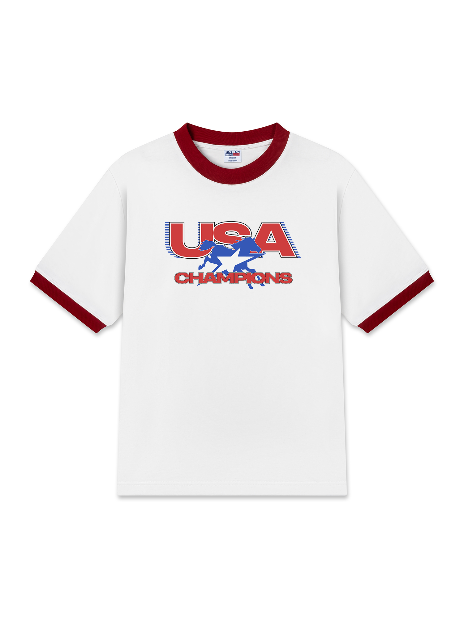 Áo Thun Ringer Relaxed Fit Champions Star Racer