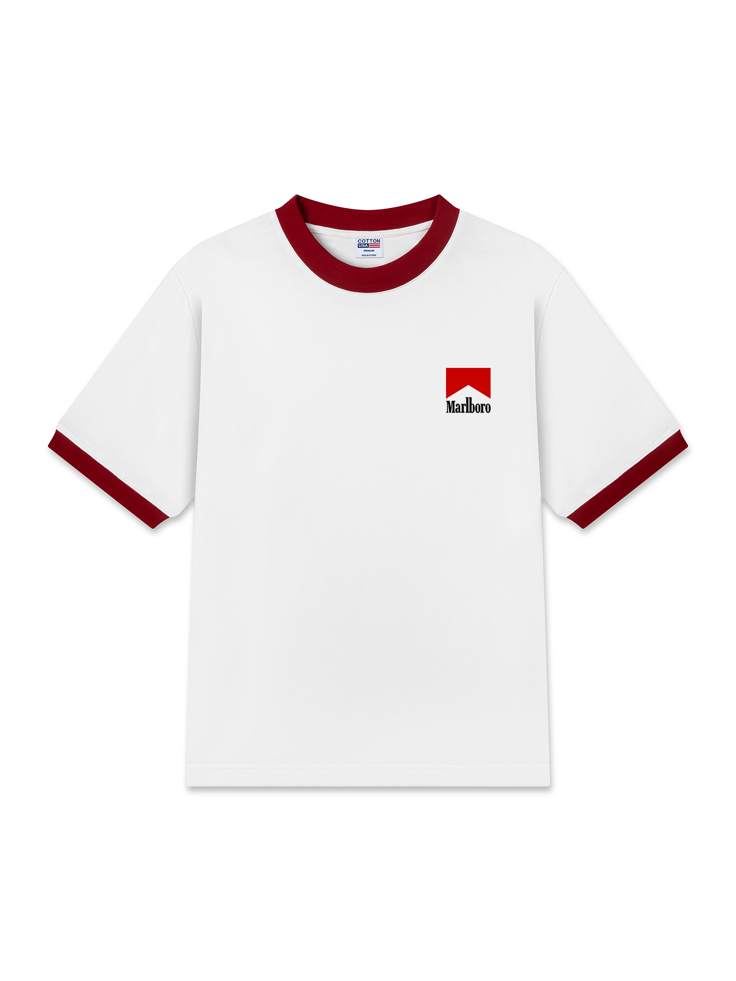 Áo Thun Ringer Relaxed Fit Marlboro Cowboy Country