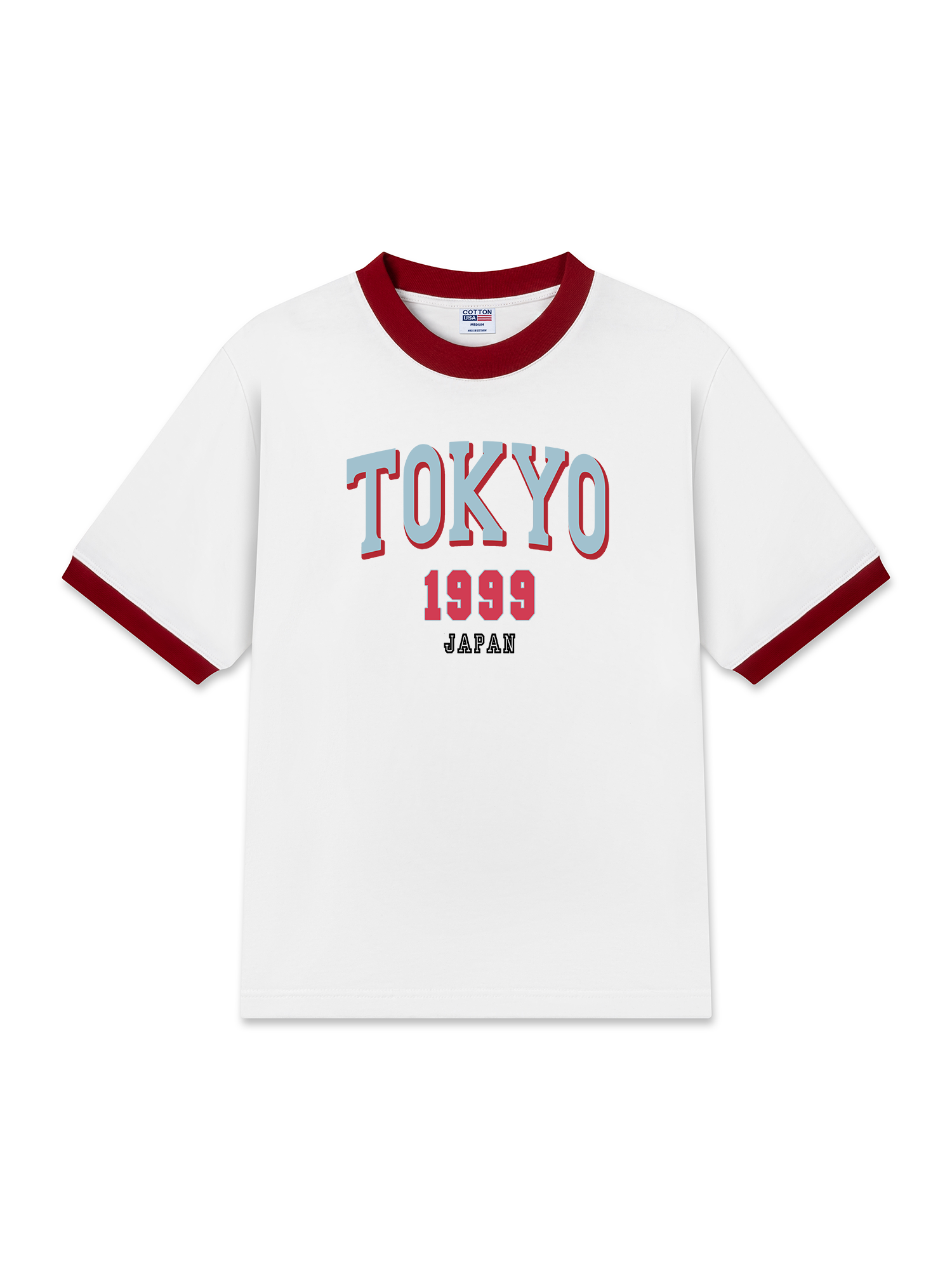 Áo Thun Ringer Relaxed Fit City Tokyo