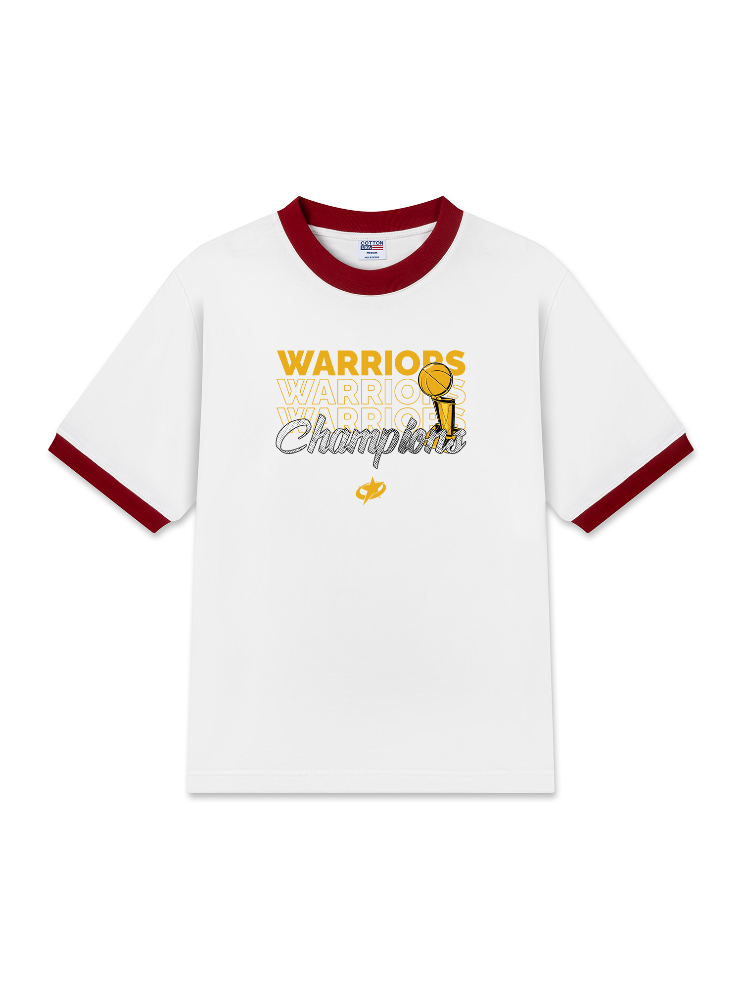 Áo Thun Ringer Relaxed Fit Champions Warriors