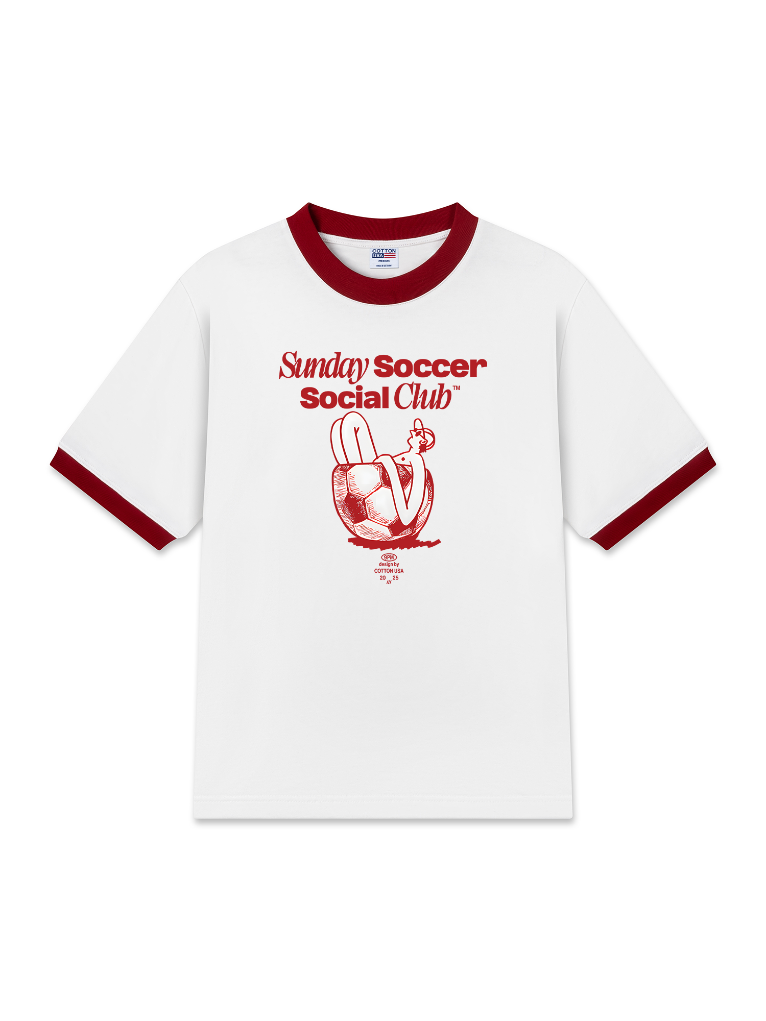 Áo Thun Ringer Relaxed Fit Soccer Social Club