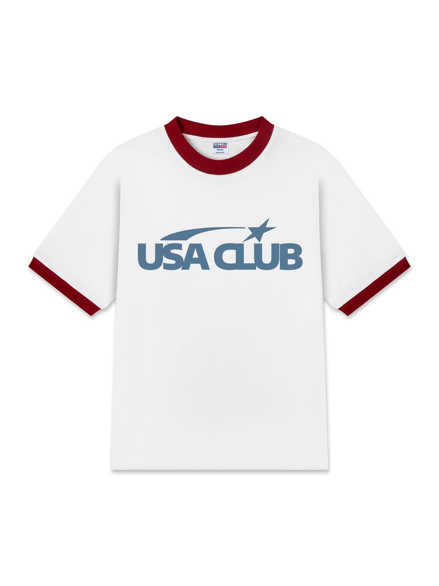 Áo Thun Ringer Relaxed Fit USA Meteoroid Club