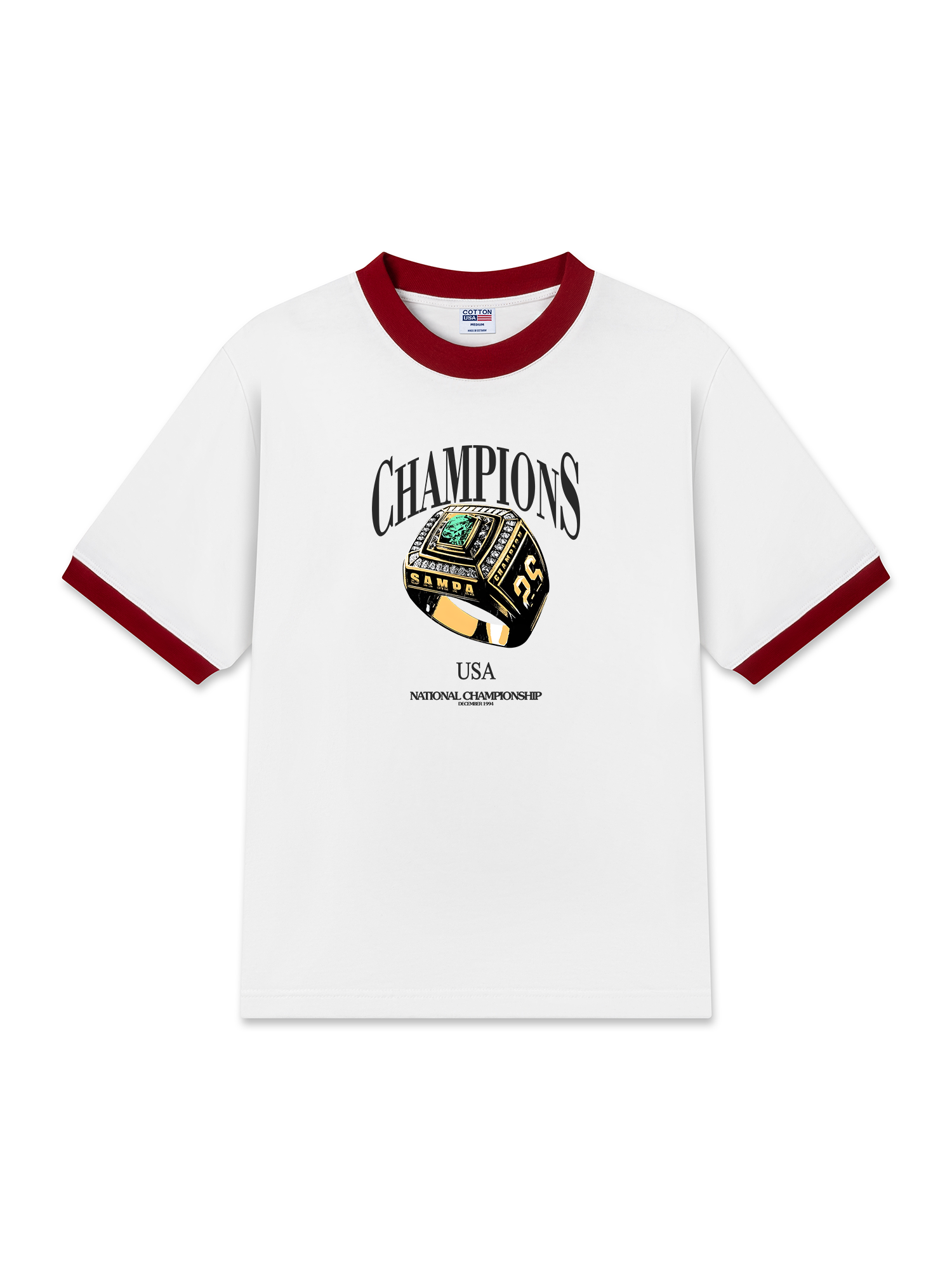 Áo Thun Ringer Relaxed Fit Champions National