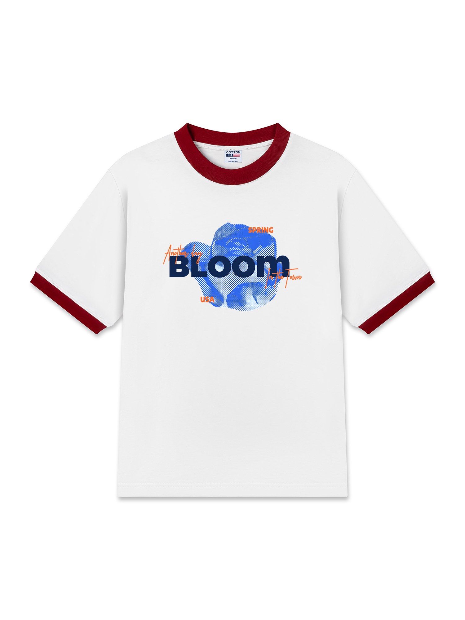 Áo Thun Ringer Relaxed Fit Floral Another Day