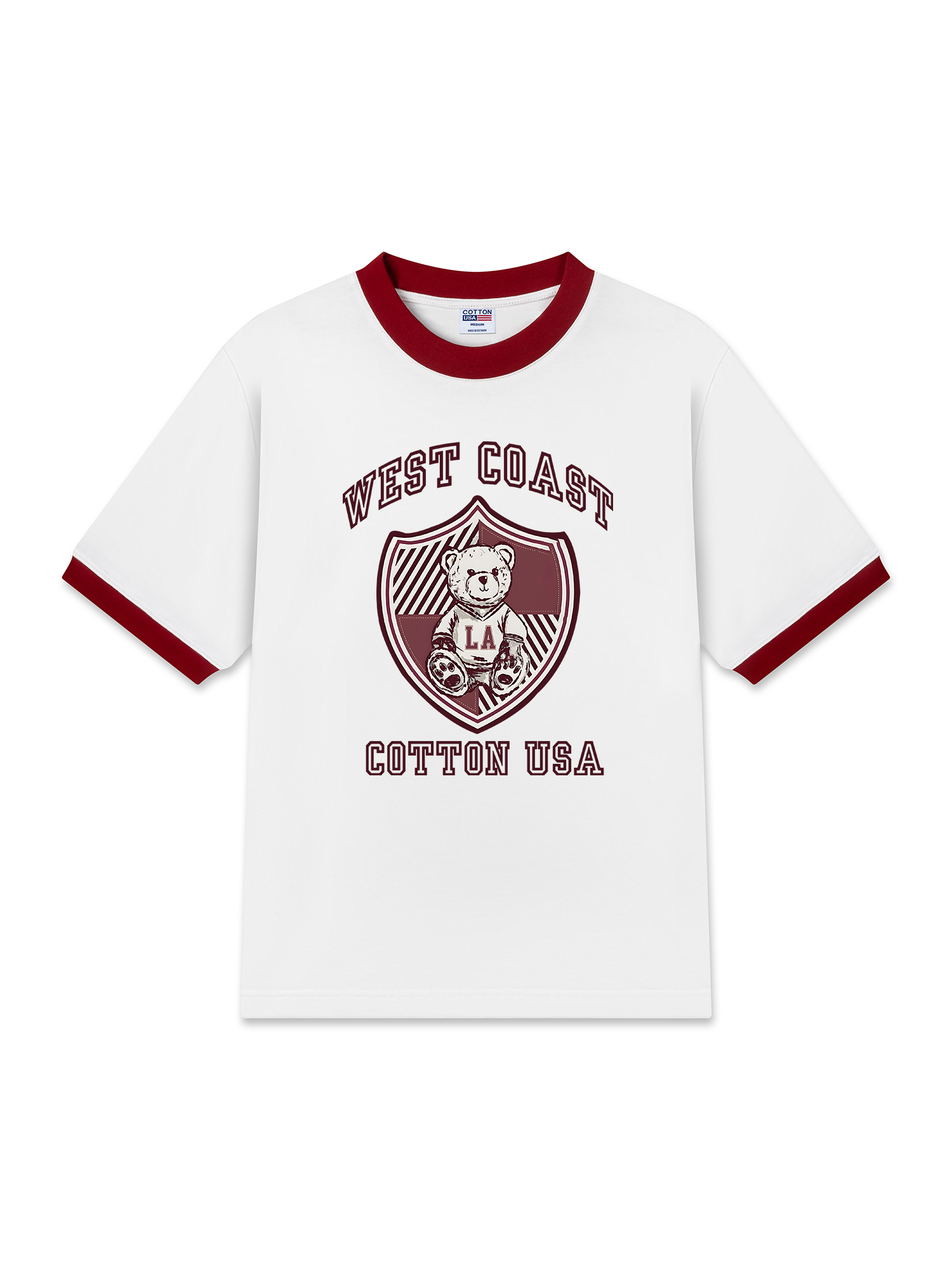 Áo Thun Ringer Relaxed Fit City WestCoast